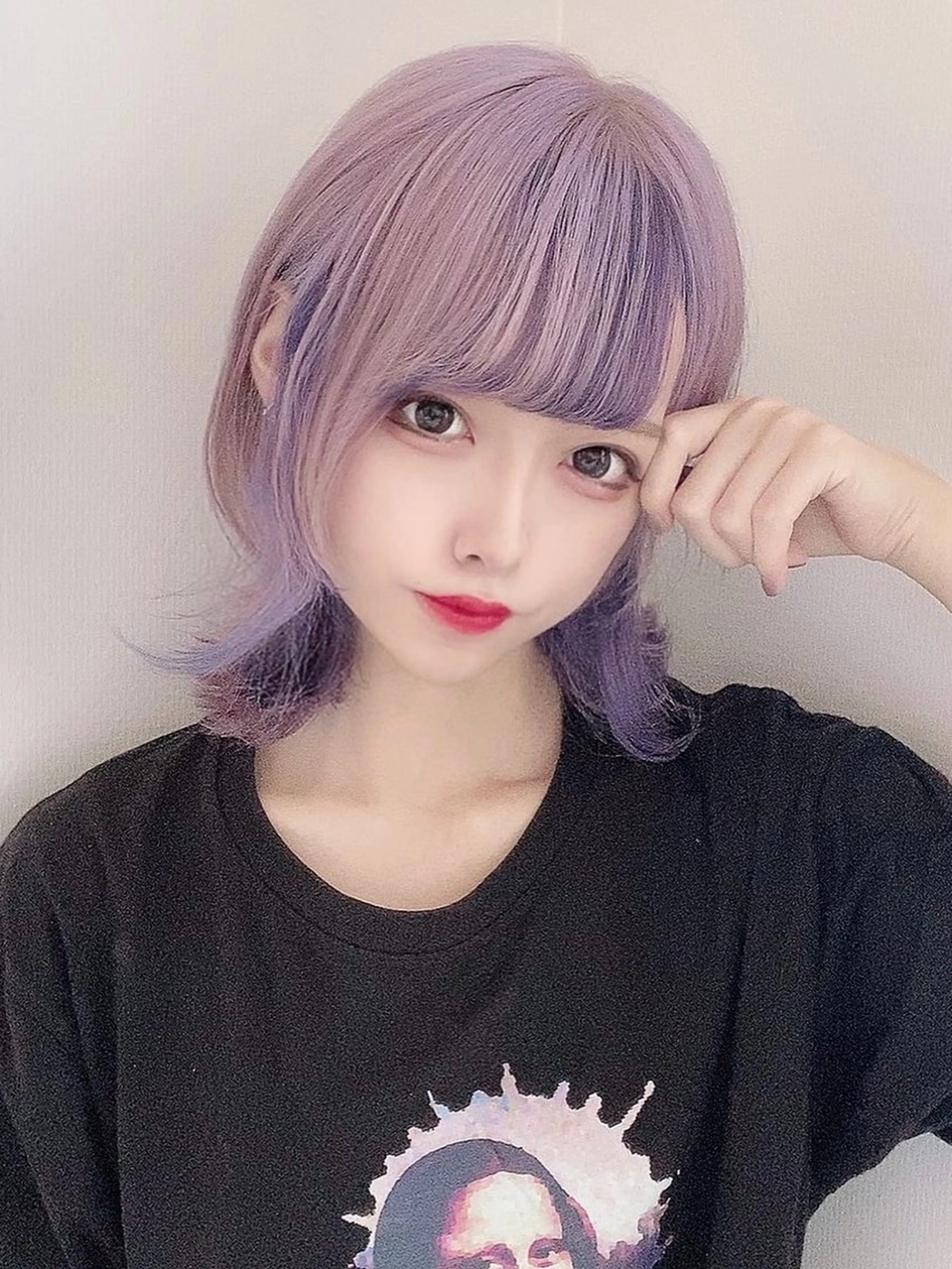 ショート カラー ハイトーン/ウルフ /小澤凌祐🦕のヘアスタイル