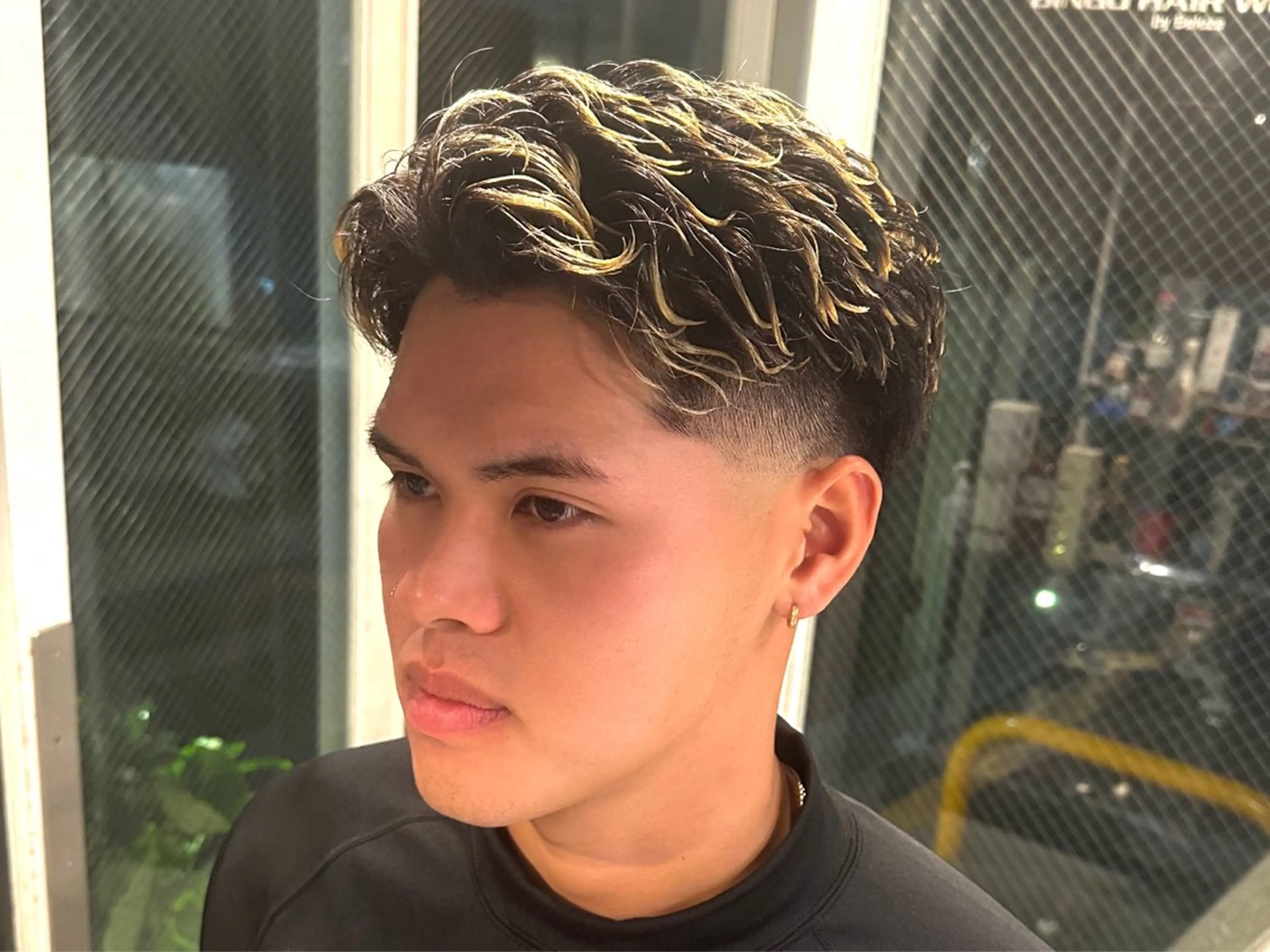 ショート パーマ メンズ カット ヘアカラー パーマ ツイスパ/メンズ パーマ/歩夢のヘアスタイル