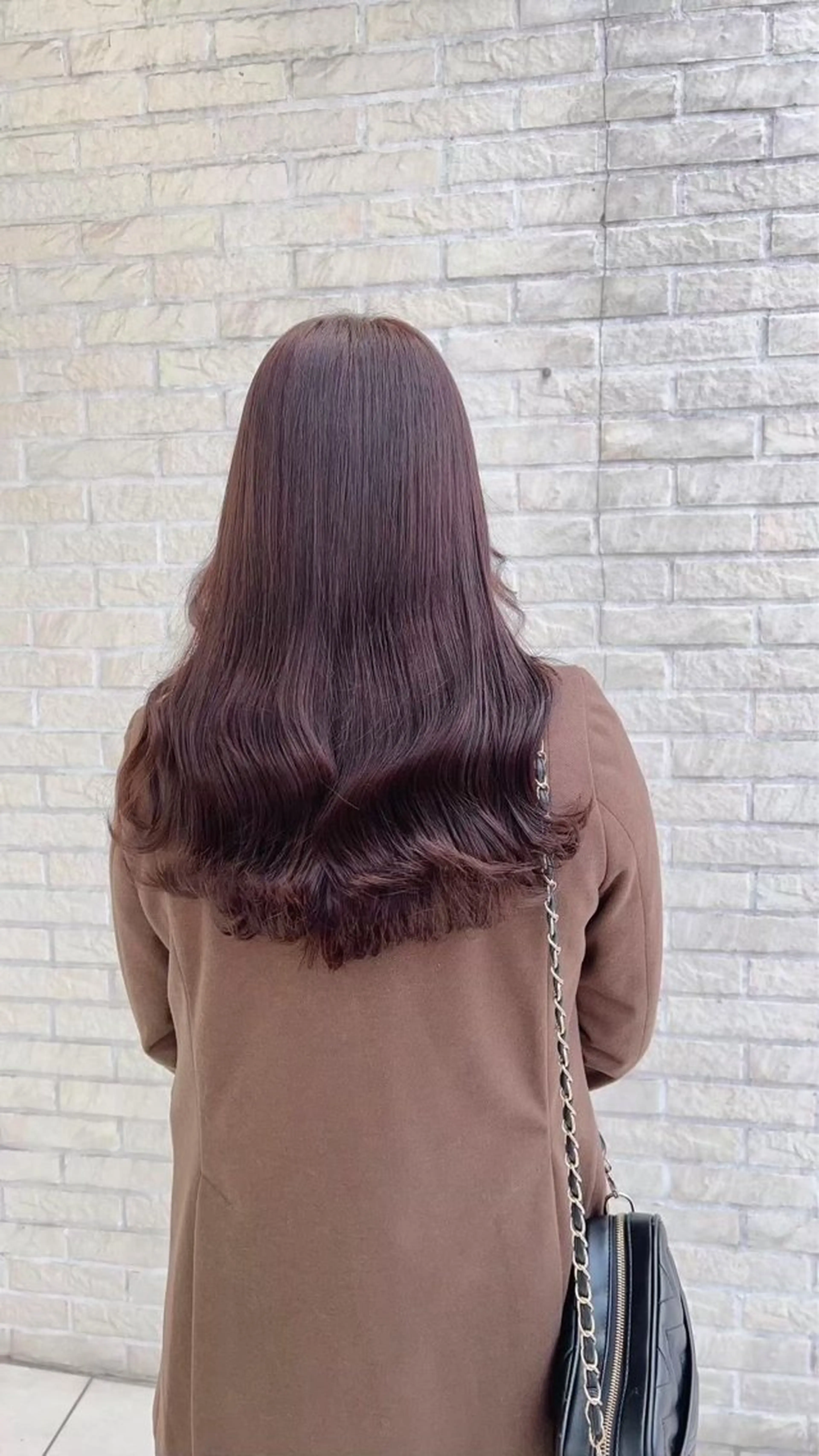 セミロング 暖色🍒艶カラー✨️ コウセイのヘアスタイル