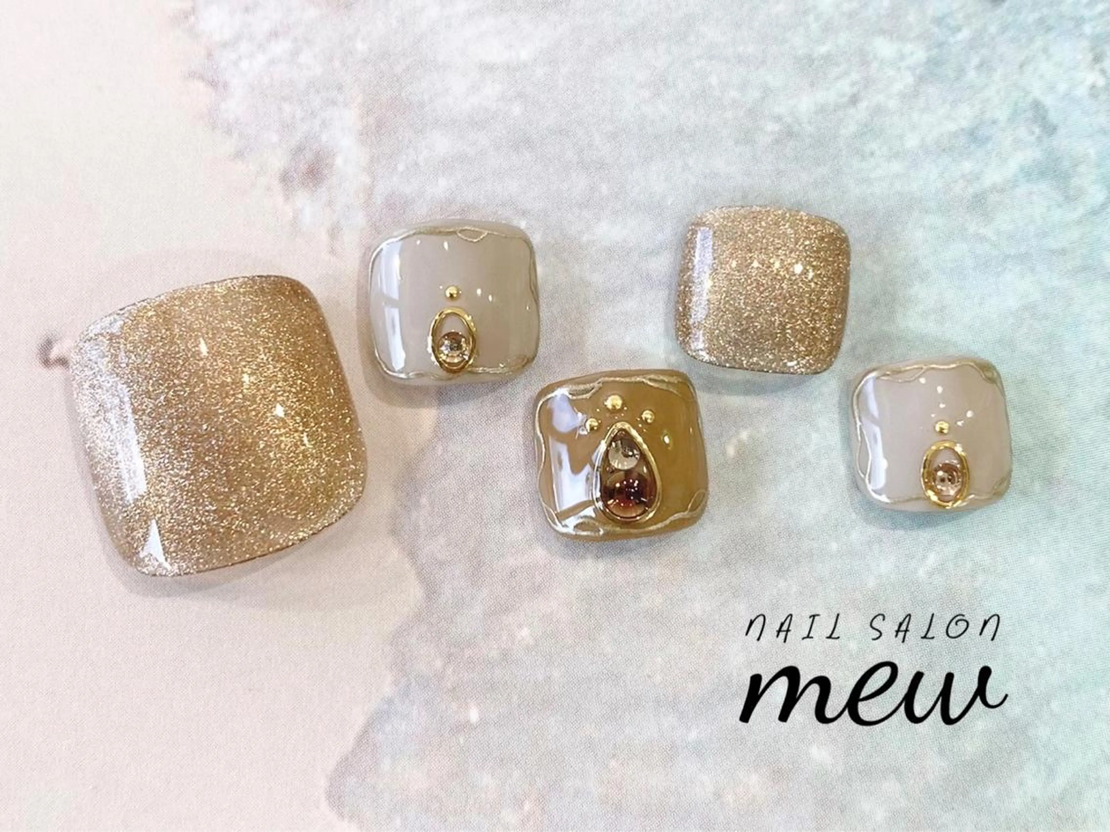 ネイル フットネイル Nail salon mewのネイルデザイン
