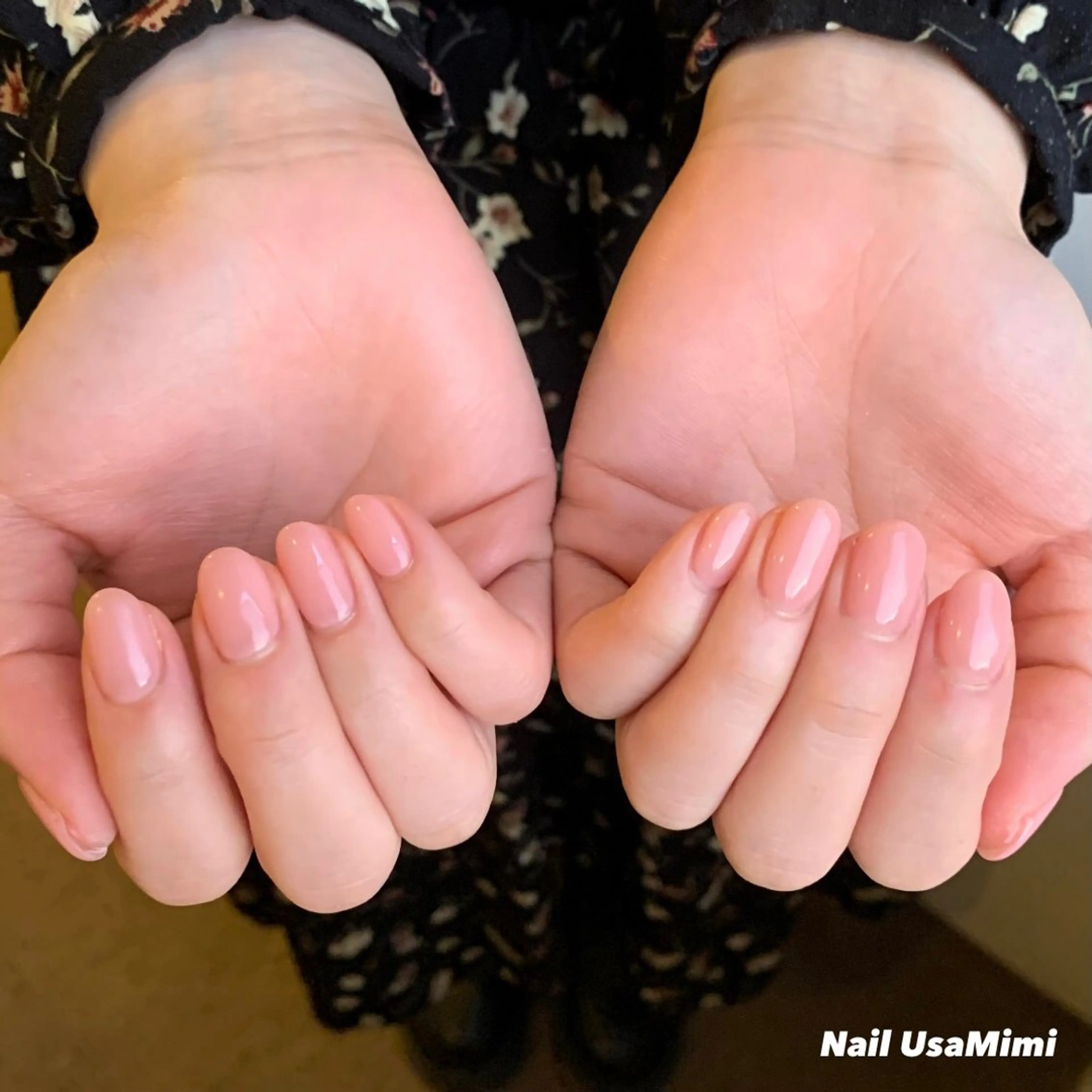 ネイル ジェルネイル マグネットネイル 持ち込み ワンカラーネイル パラジェル 本町ネイルNail UsaMimiのネイルデザイン