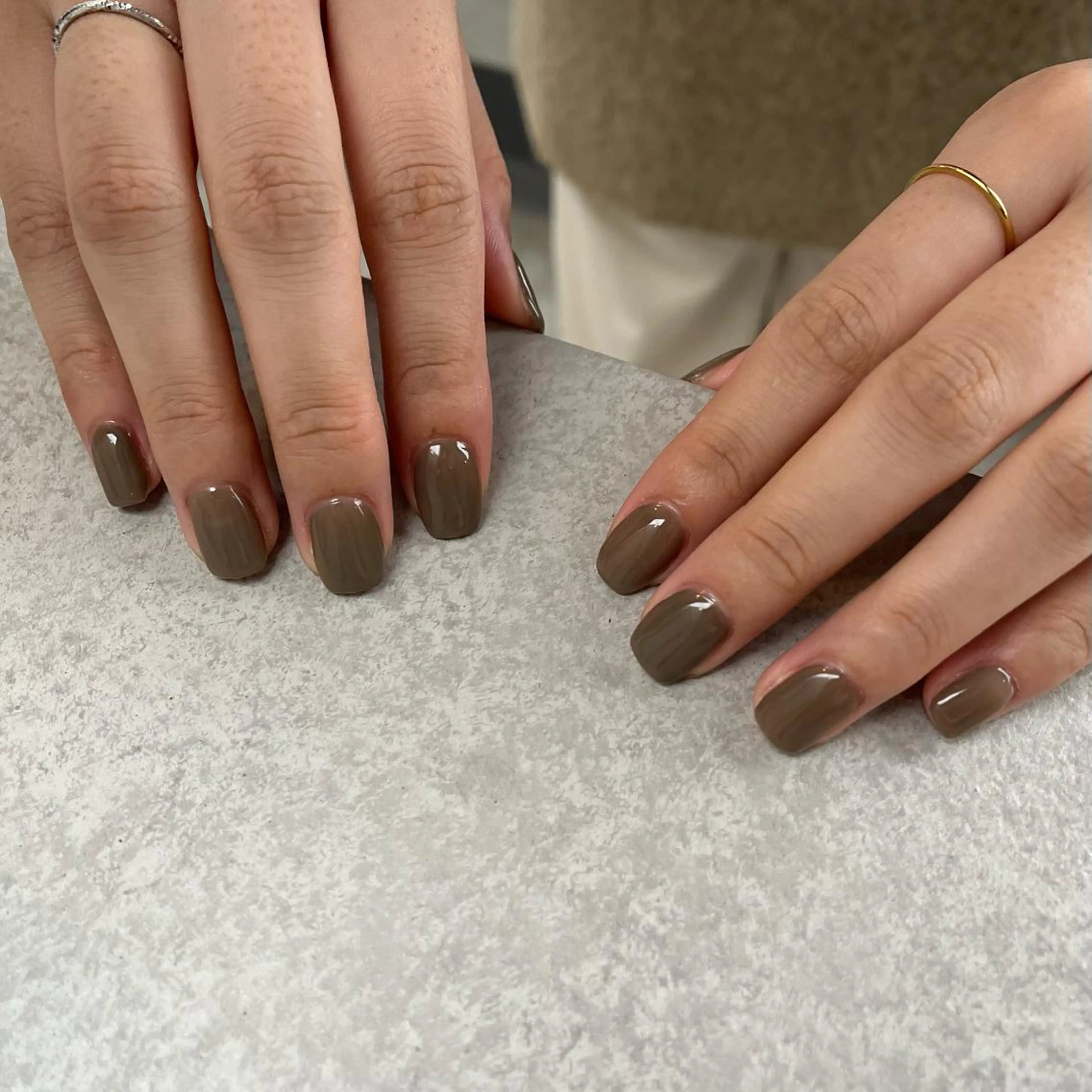 ネイル ハンドネイル 🤎Two ERI🤎のネイルデザイン