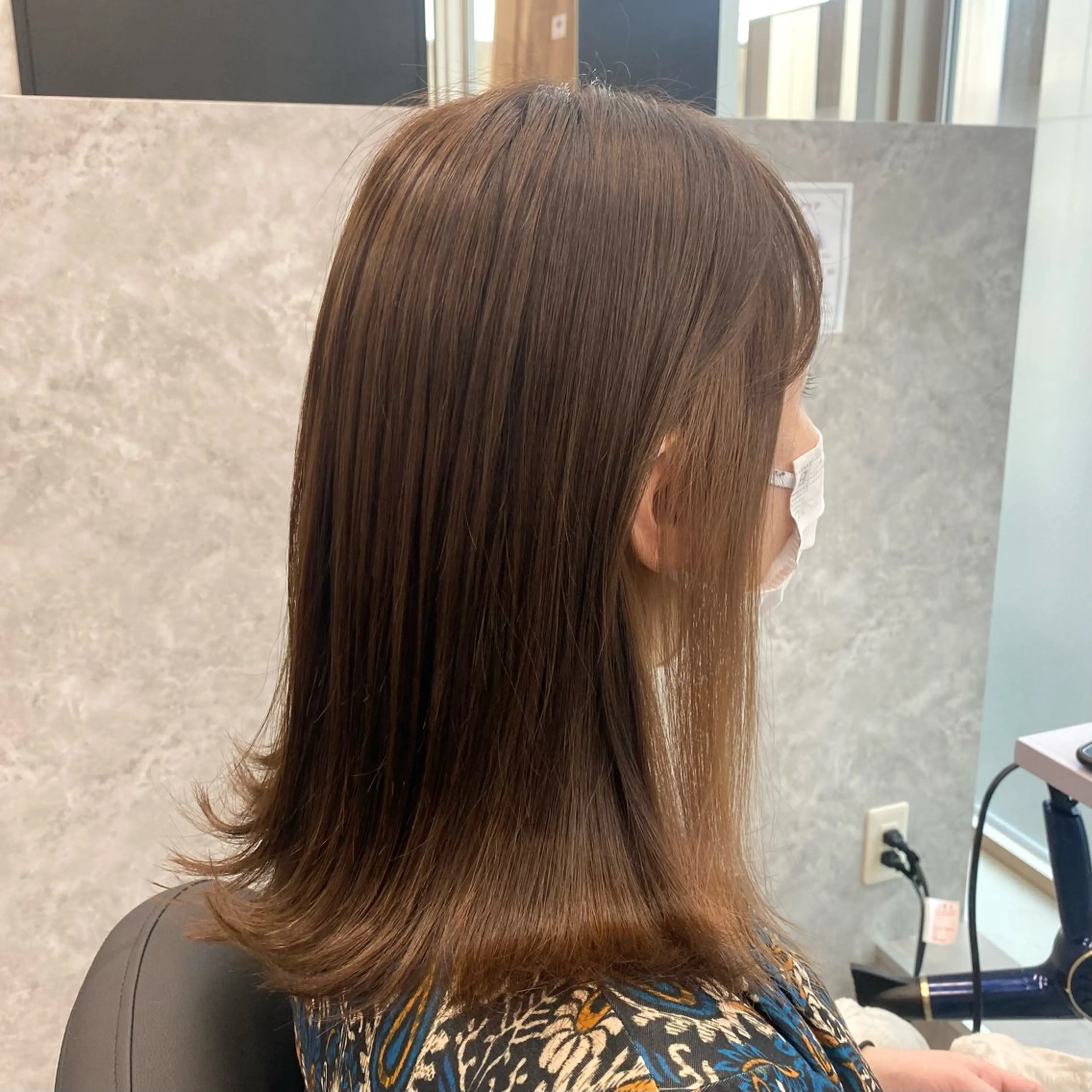 ミディアム カラー ベージュカラー Forest. kanako🕊️のヘアスタイル