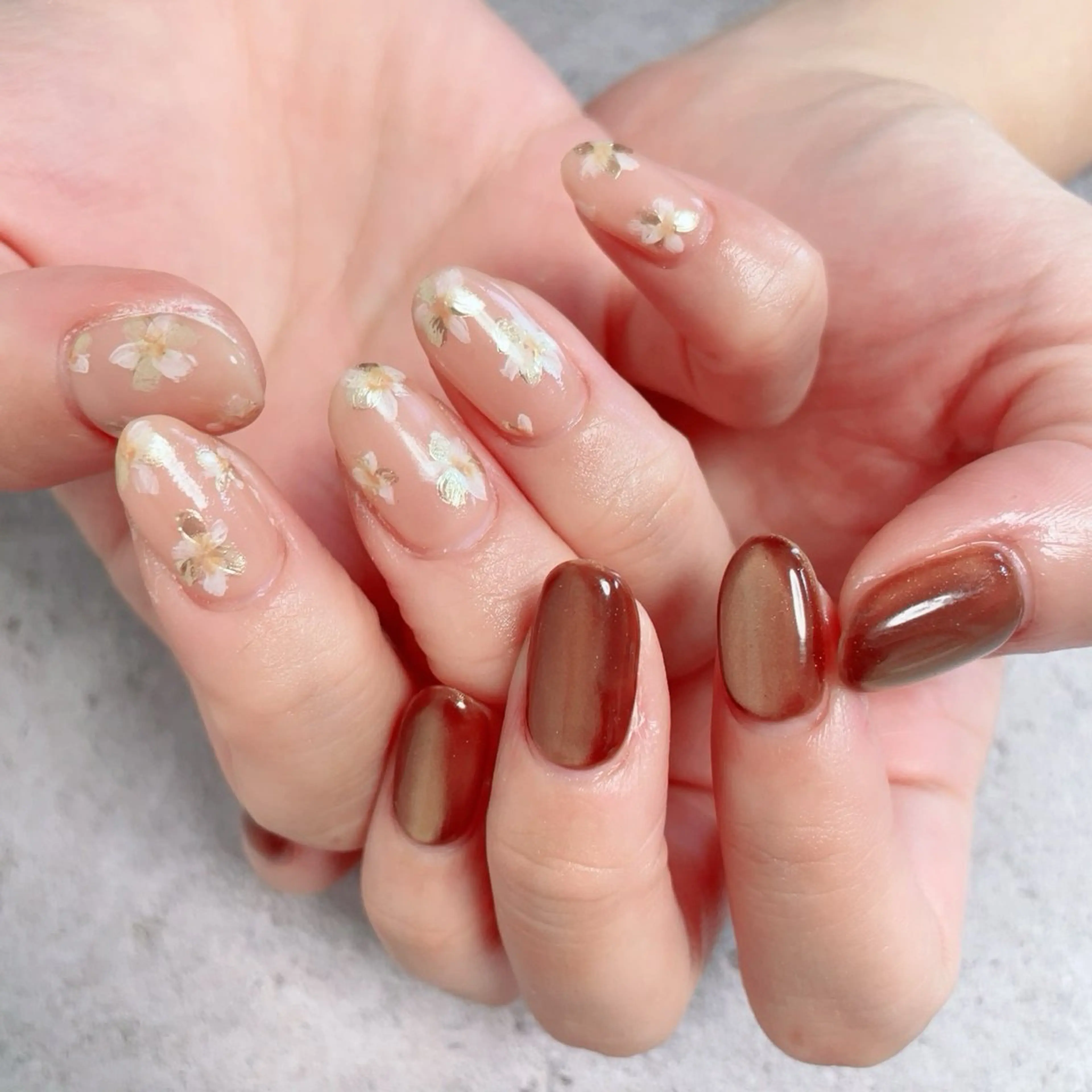 ネイル ハンドネイル 🤎Yun nail salon🤎のネイルデザイン