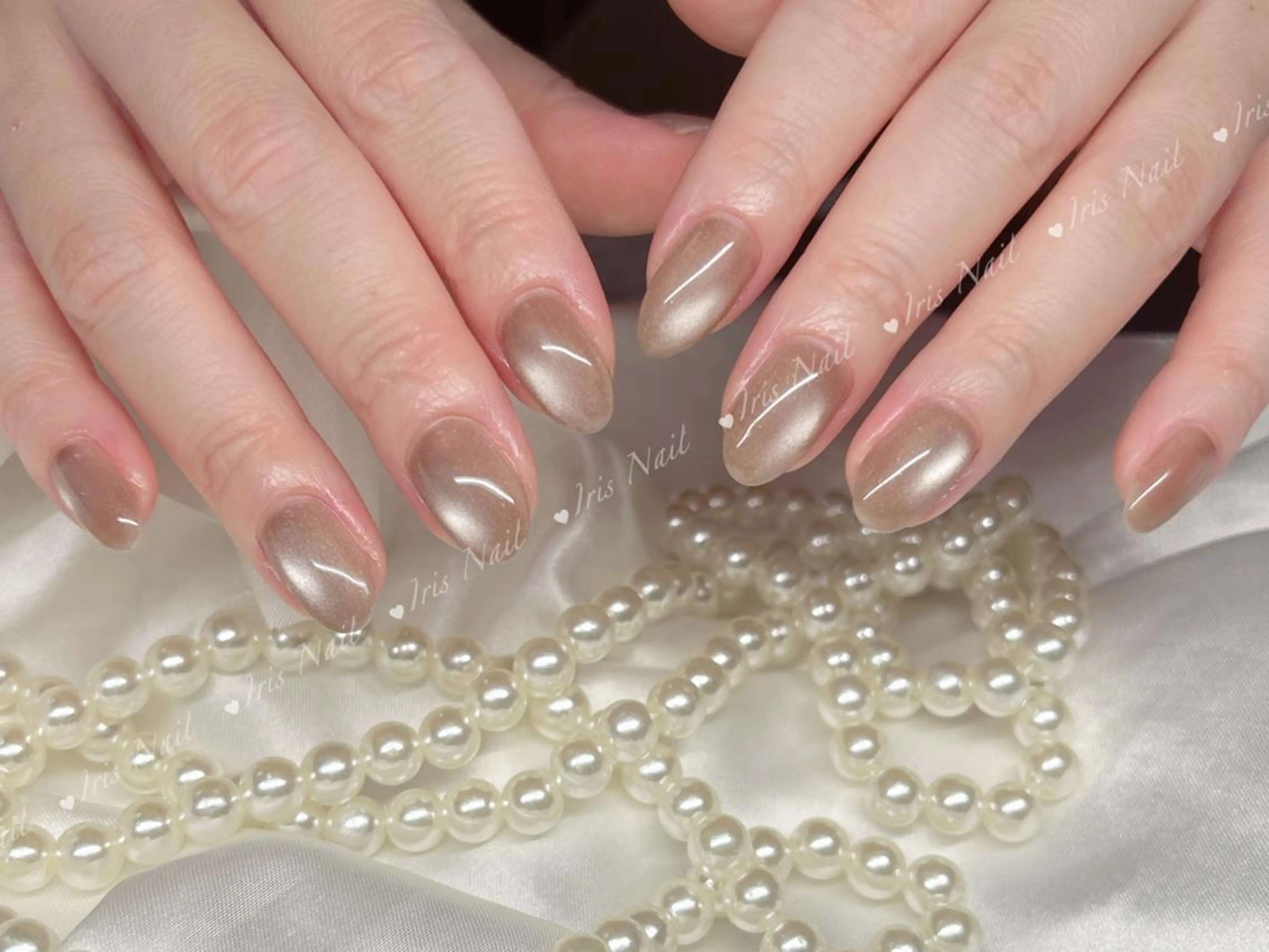 ネイル マグネットネイル ハンドネイル ハンドケア IRIS NAIL大塚のネイルデザイン