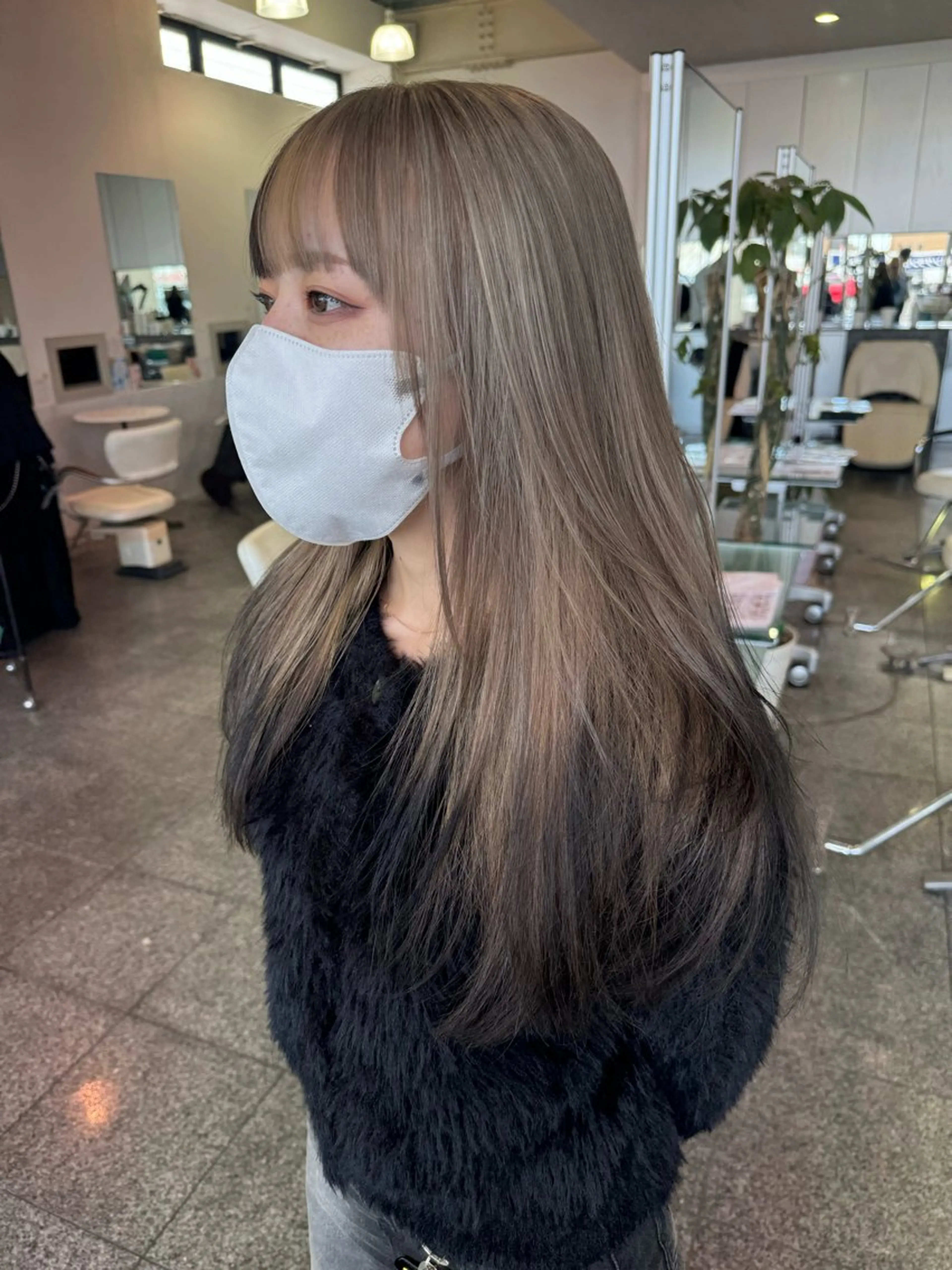 ロング カラー ブラウンカラー ダークブラウン シルバー 🫧ヒシダアキ /taboo🫧のヘアスタイル