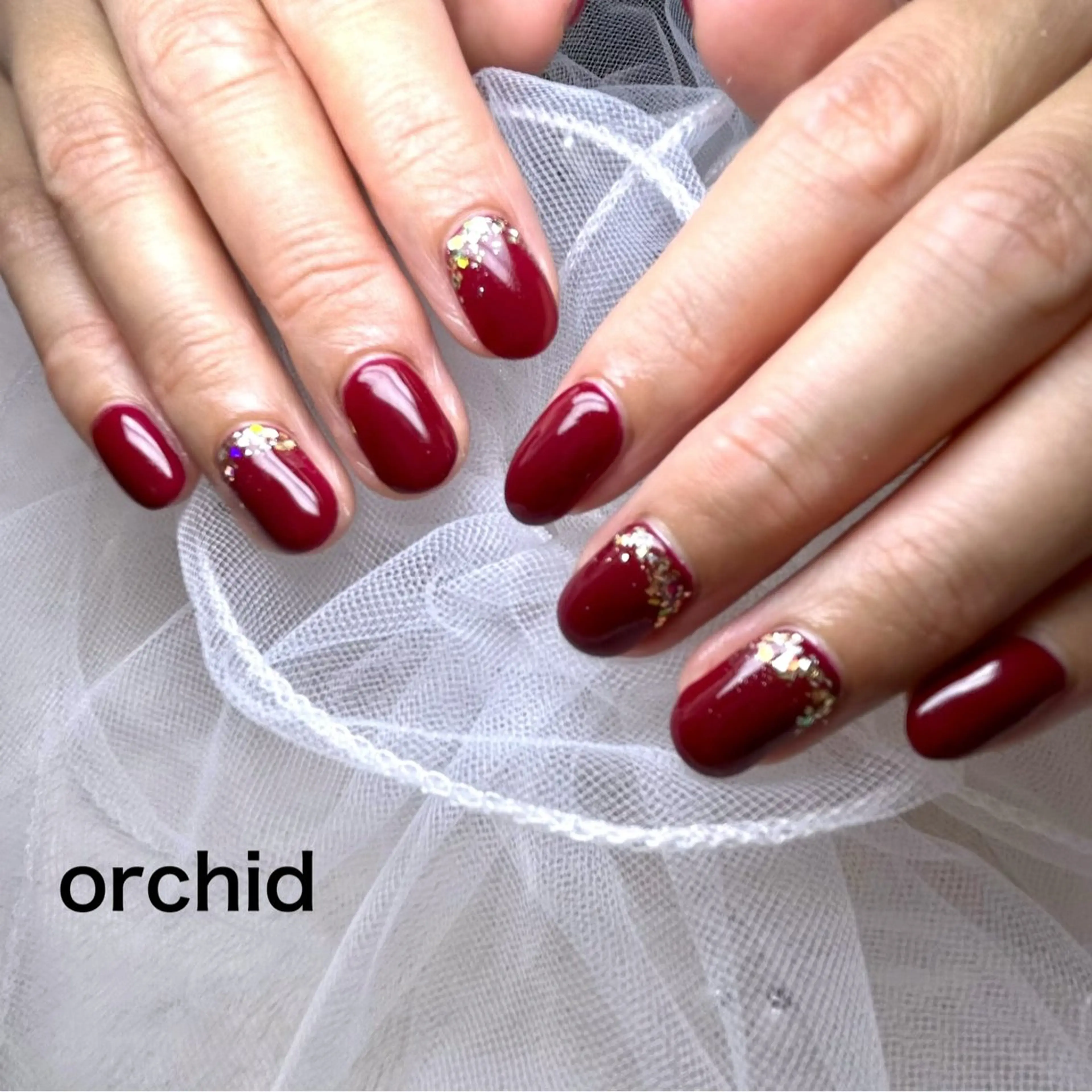 ネイル orchid ♡オーキッドのネイルデザイン