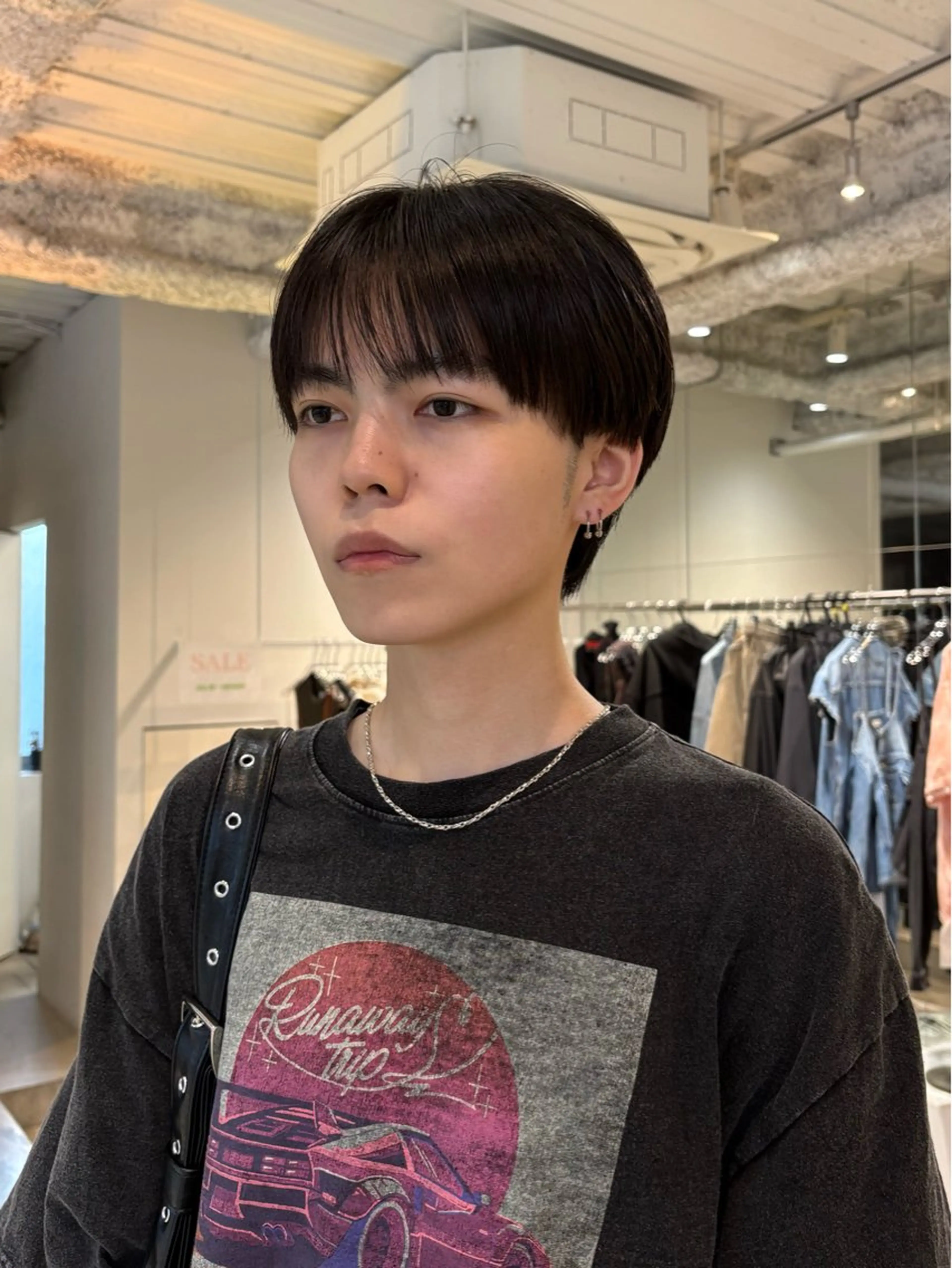 メンズ マッシュ シースルーマッシュ ANY/メンズ特化/ シバヤ　ユウキのヘアスタイル