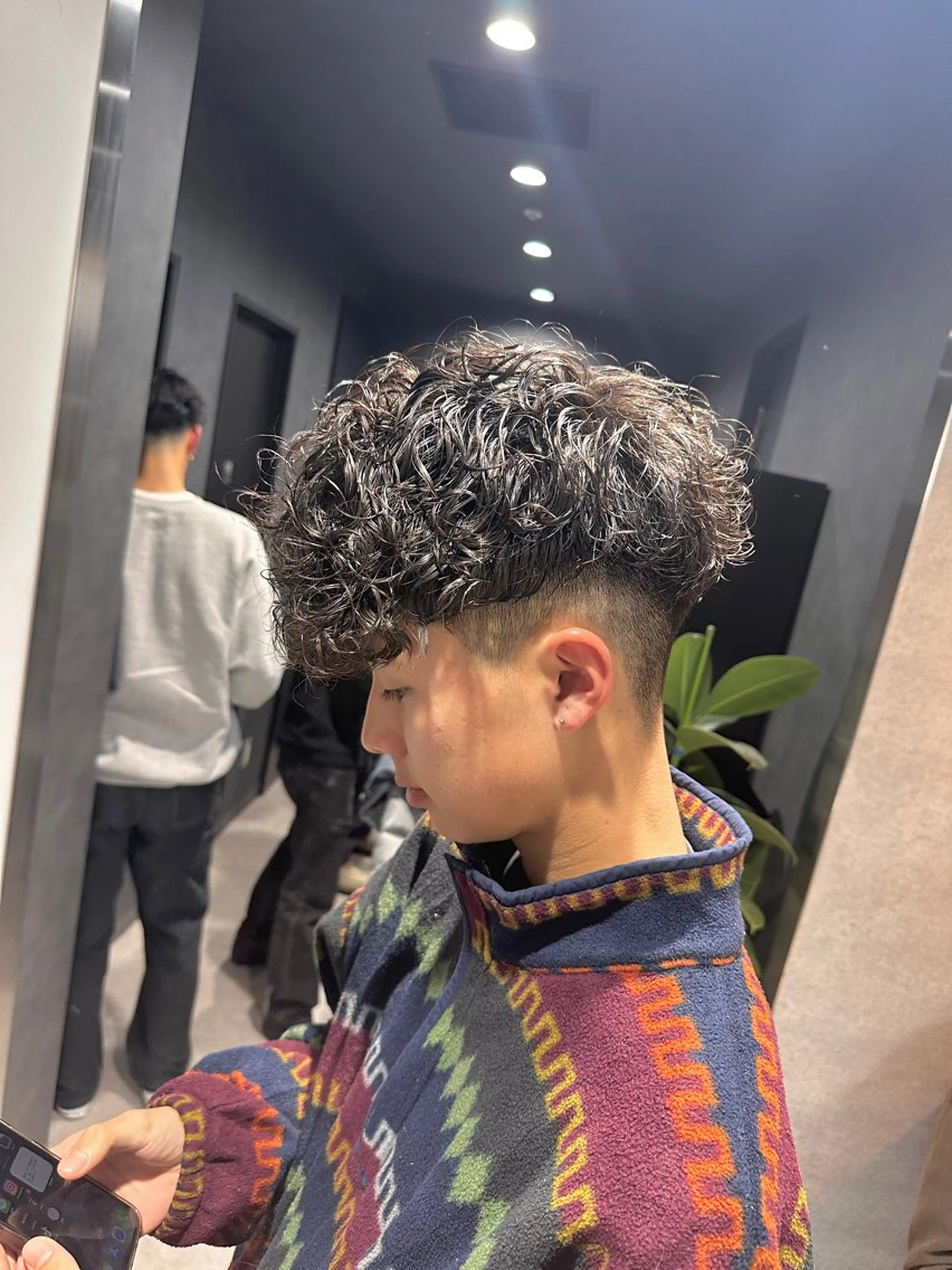 ショート パーマ メンズ 【メンズサロン】 BLUCK 横浜のヘアスタイル