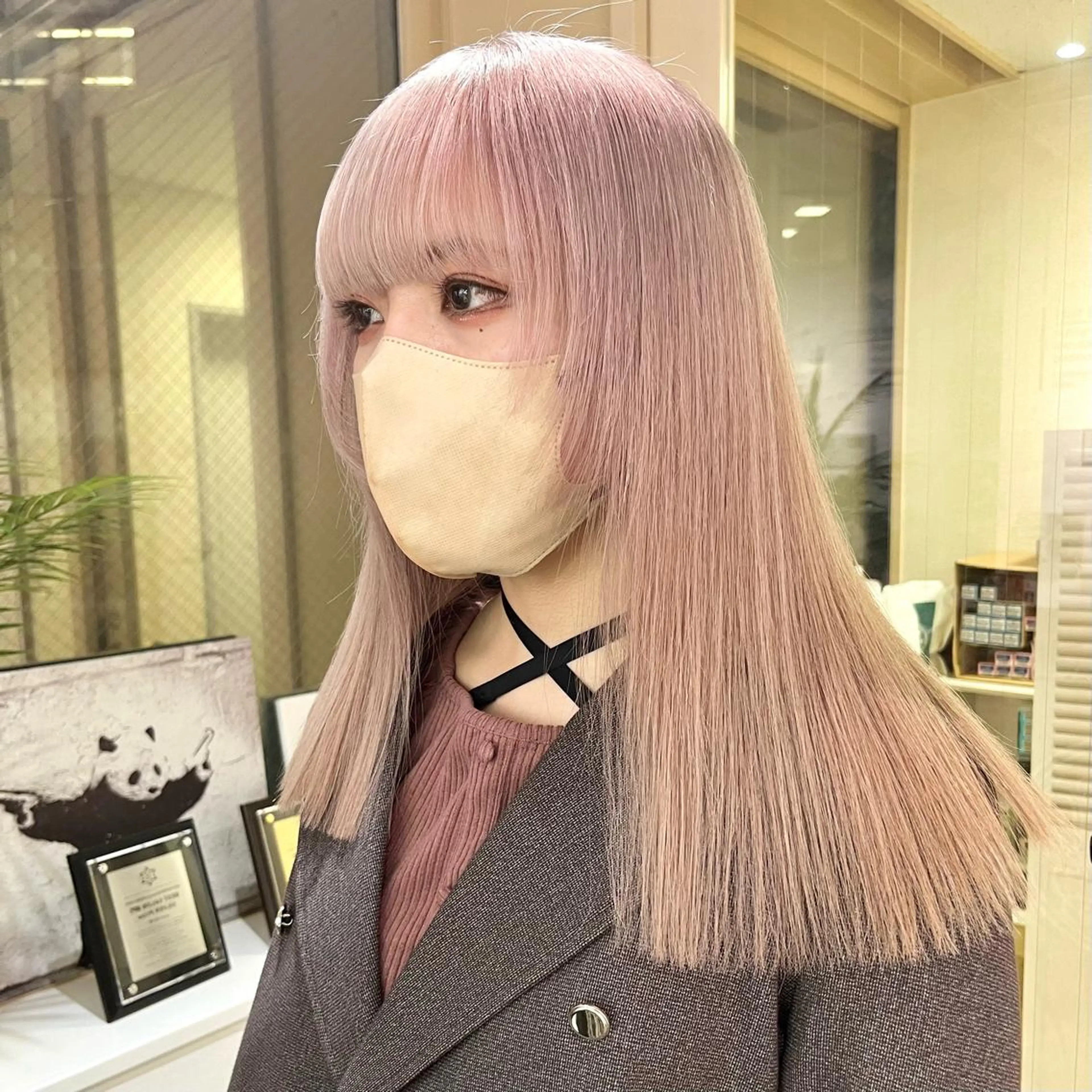 カラー カット ヘアカラー トリートメント ヘアセット 渋谷🎨ハイトーン ブリーチ特化🎨レンのヘアスタイル