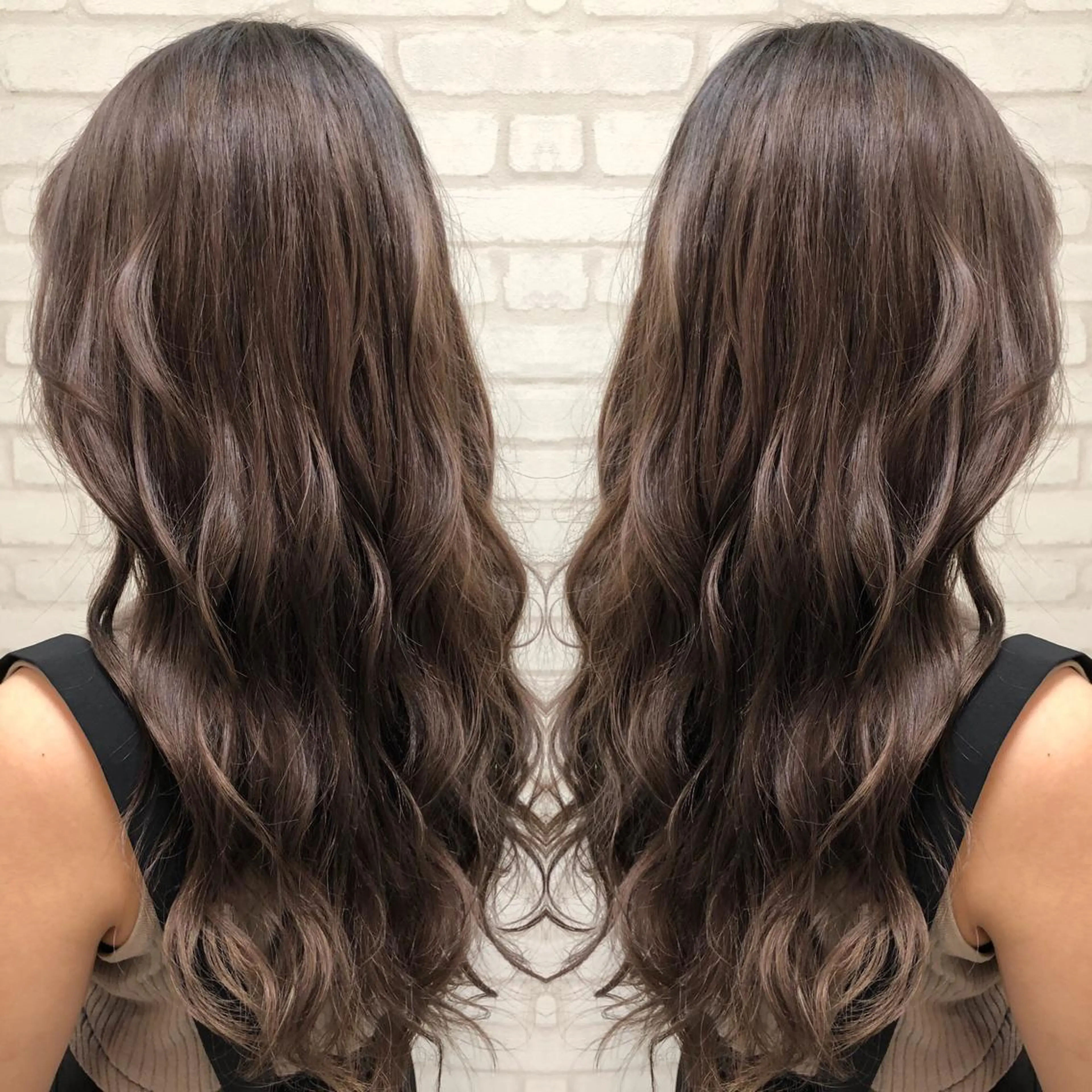 カット＋カラー＋髪質改善酸熱トリートメントの写真