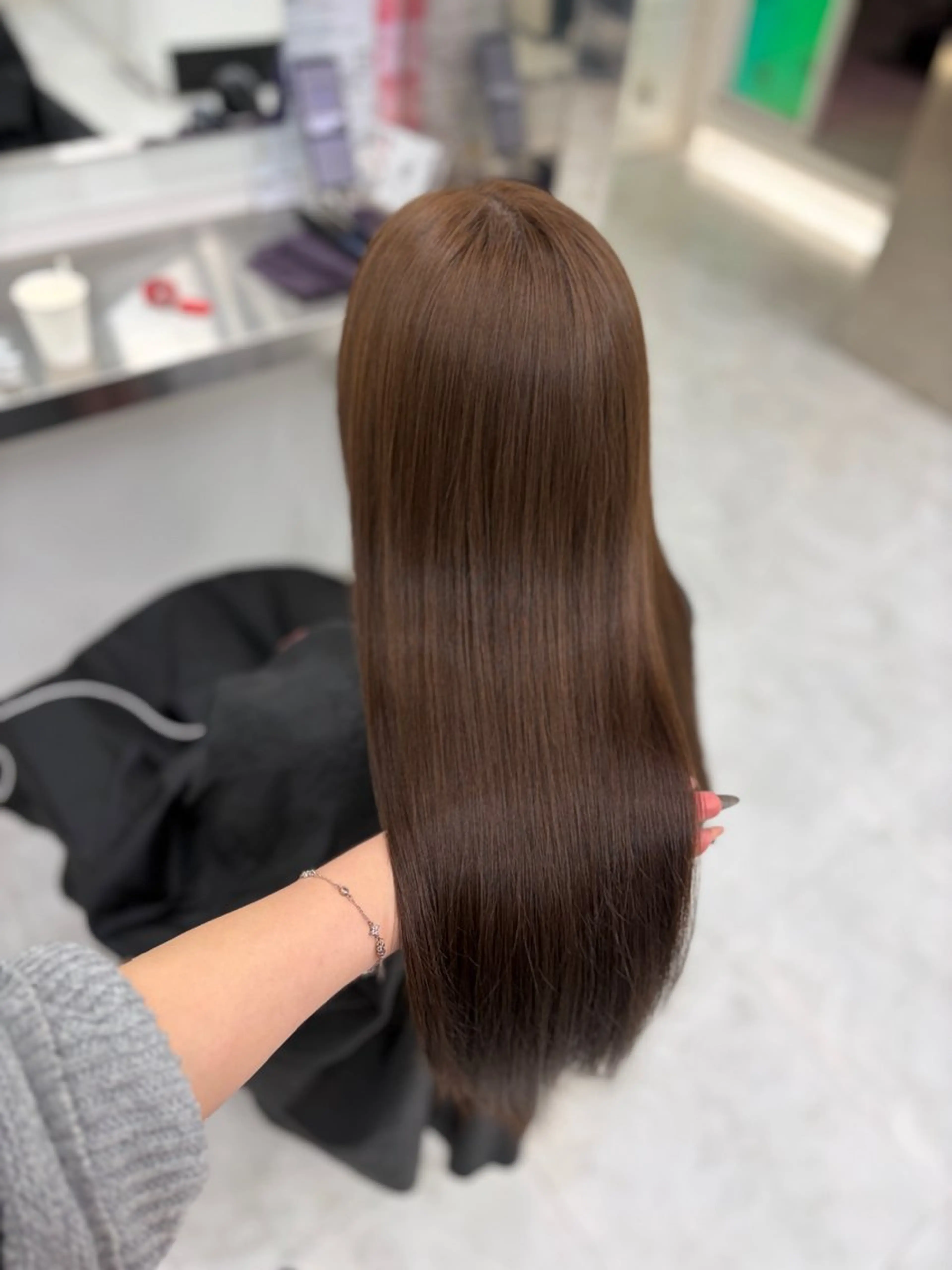 カラー カット ヘアカラー トリートメント ヘアセット 透明感うる艶カラー 🤍MANAMIのヘアスタイル