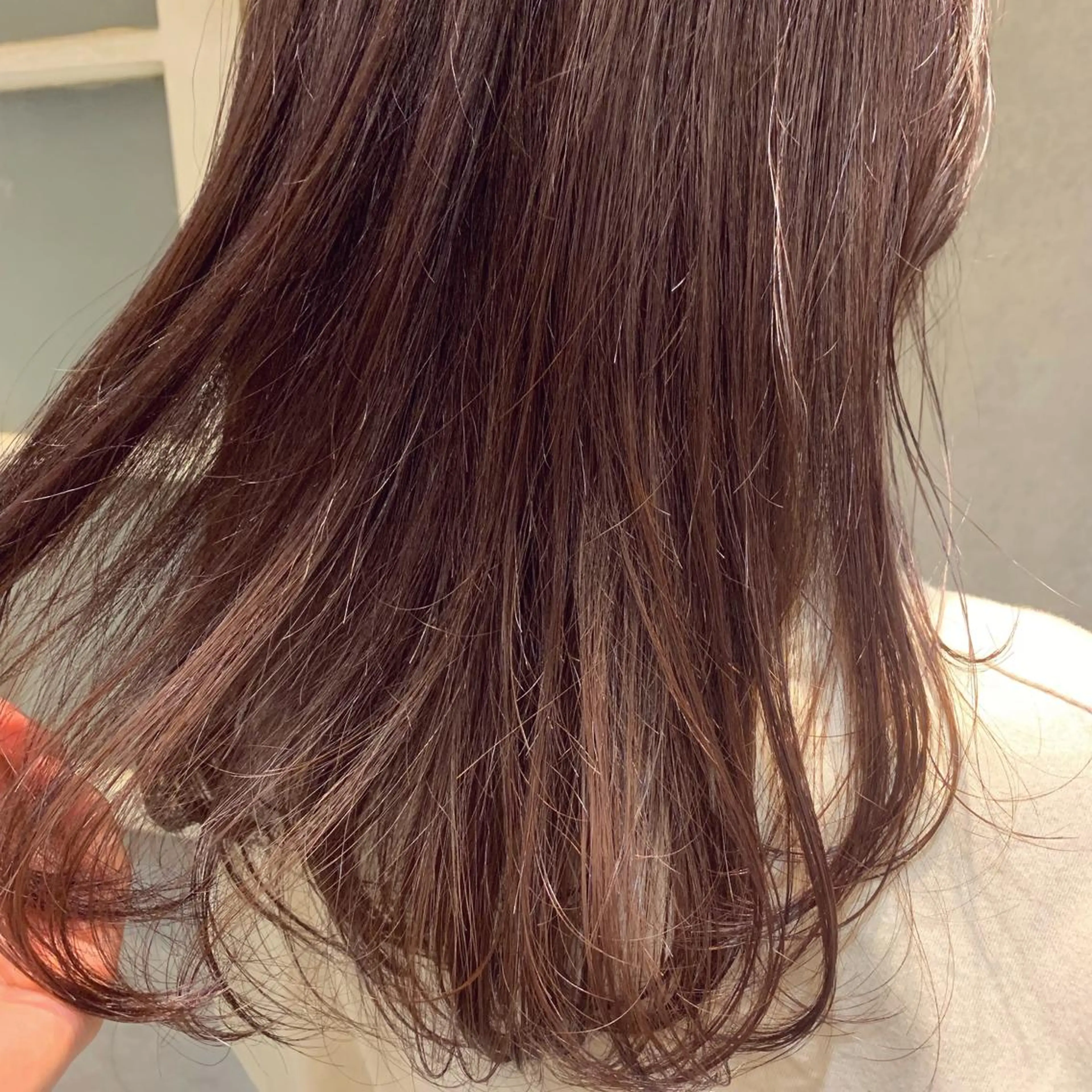 ロング カラー ヘアアレンジ ベージュカラー ピンクカラー ピンクベージュ GO TODAY  シェアサロン札幌店所属・kana .のヘアスタイル