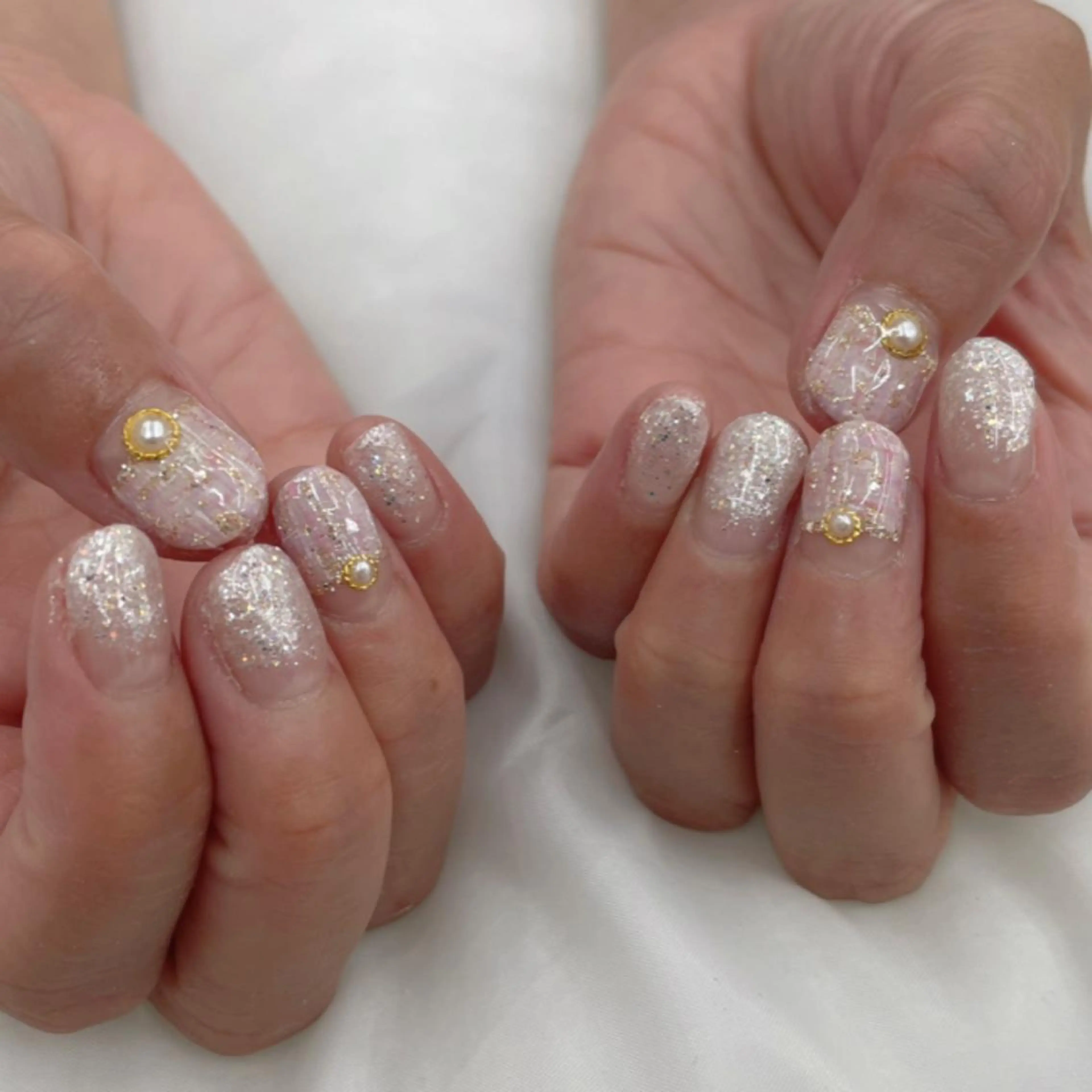 ネイル ツイードネイル ハンドネイル ビアンカ武蔵小金井 ほしののネイルデザイン