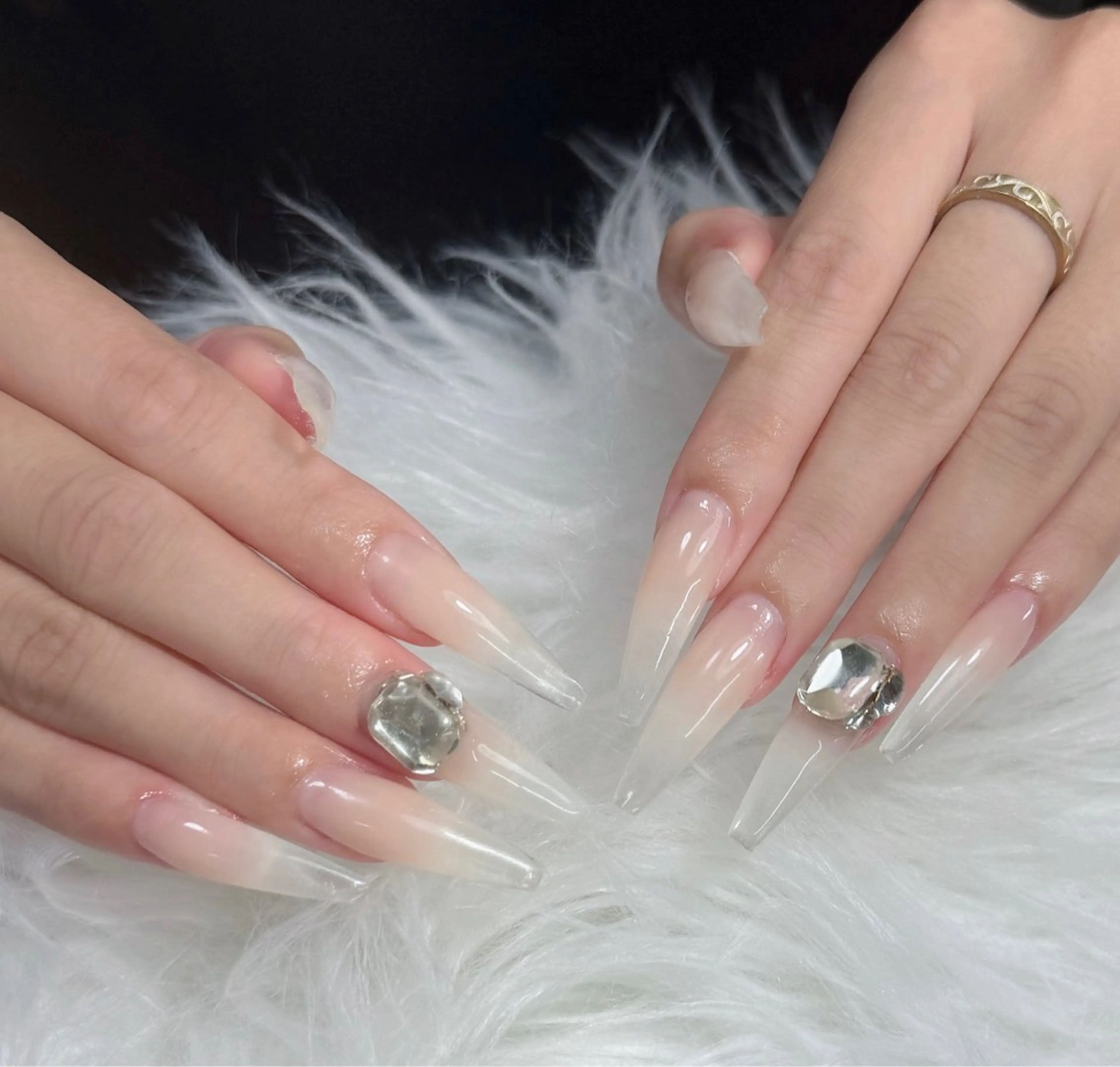 ネイル アートネイル 韓国ネイル 持ち込み ワンホンネイル ハンドネイル Lenie Nail Salonのネイルデザイン