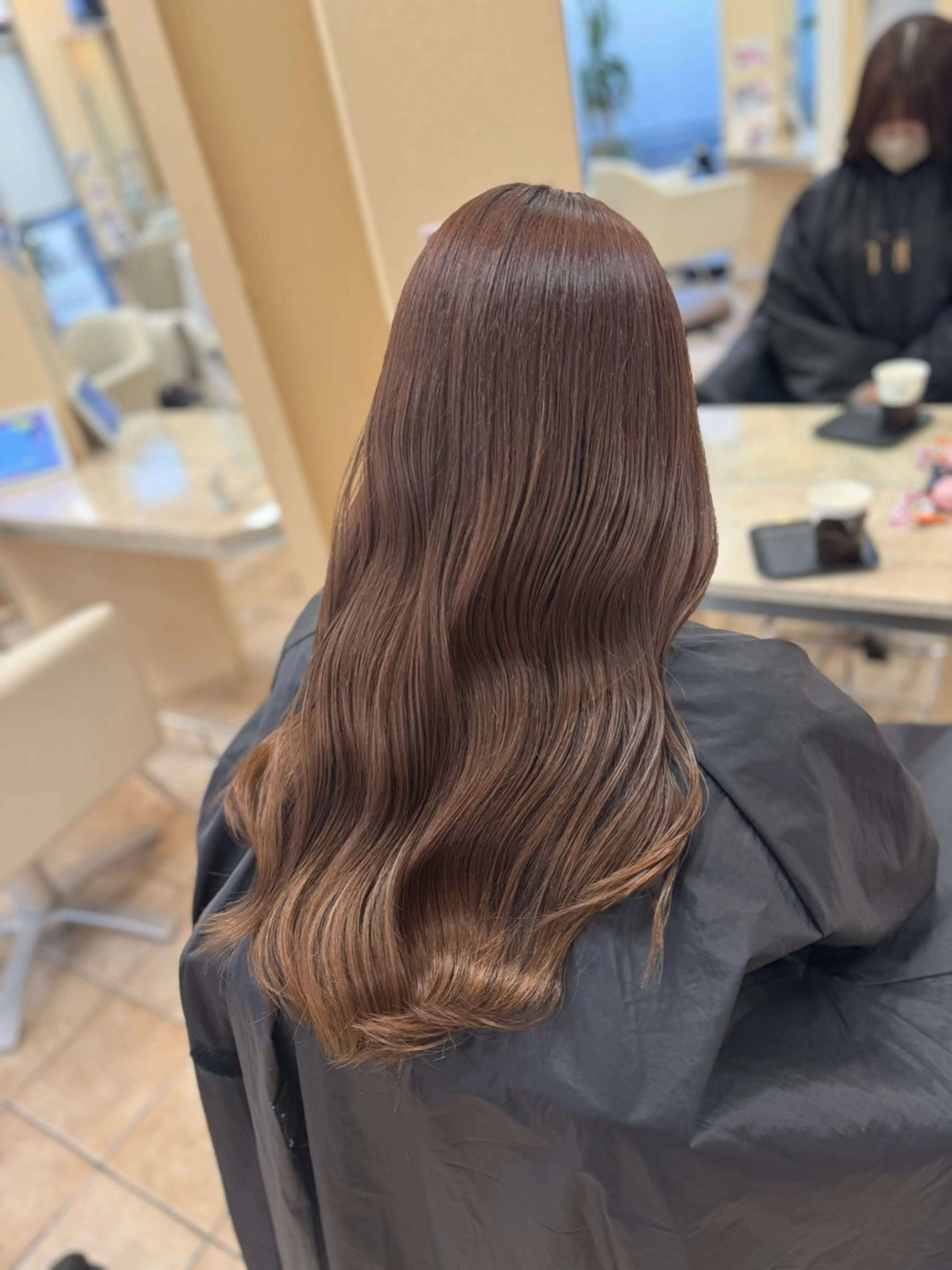 ロング ヘアカラー トリートメント 🇰🇷韓国風顔周り NANAMI🇰🇷のヘアスタイル