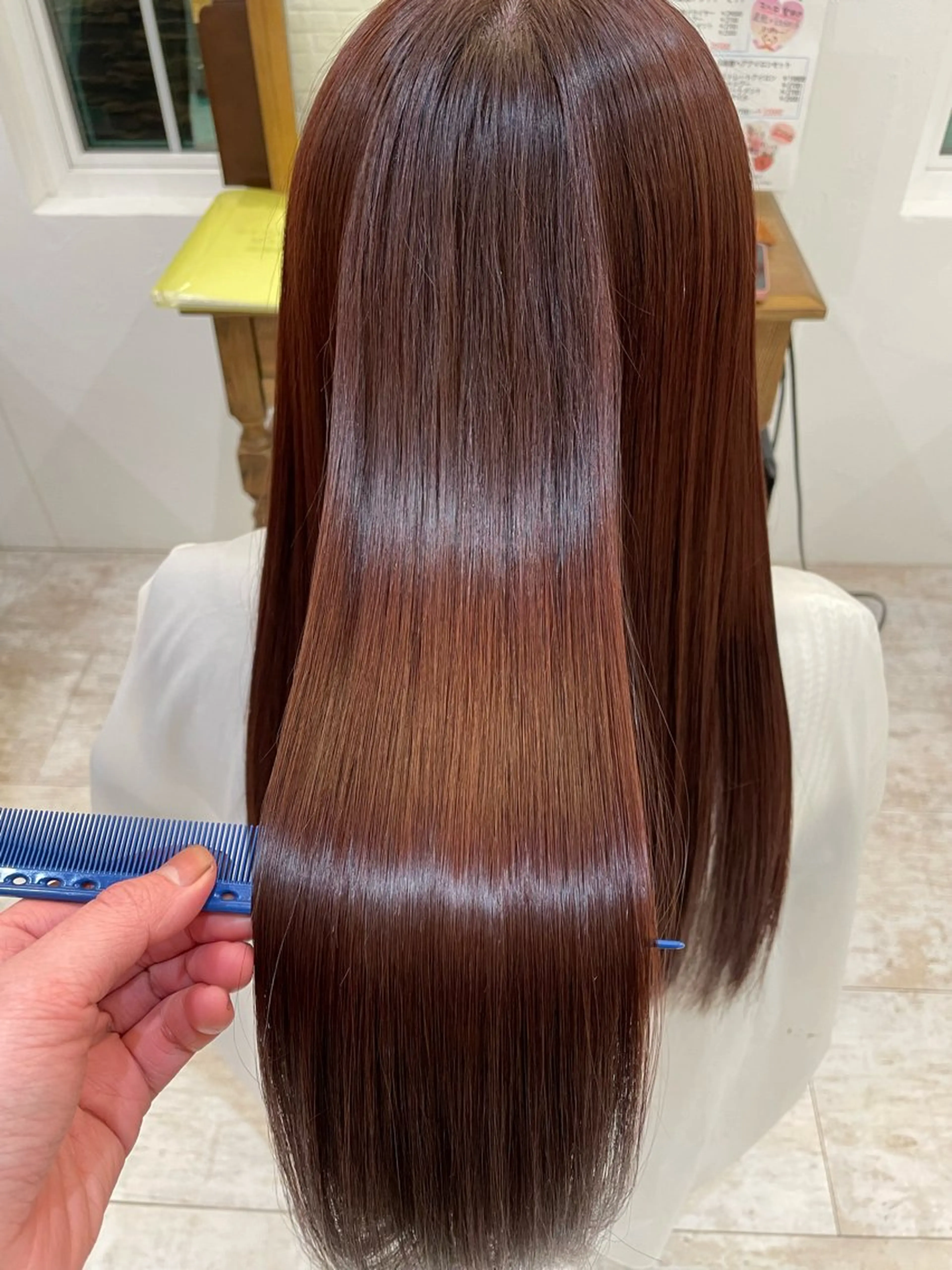 ロング カラー ブリーチ ブリーチなしカラー ピンクカラー トリートメント MAHALO HAIR RESORT所属・いさか ゆうきのヘアスタイル