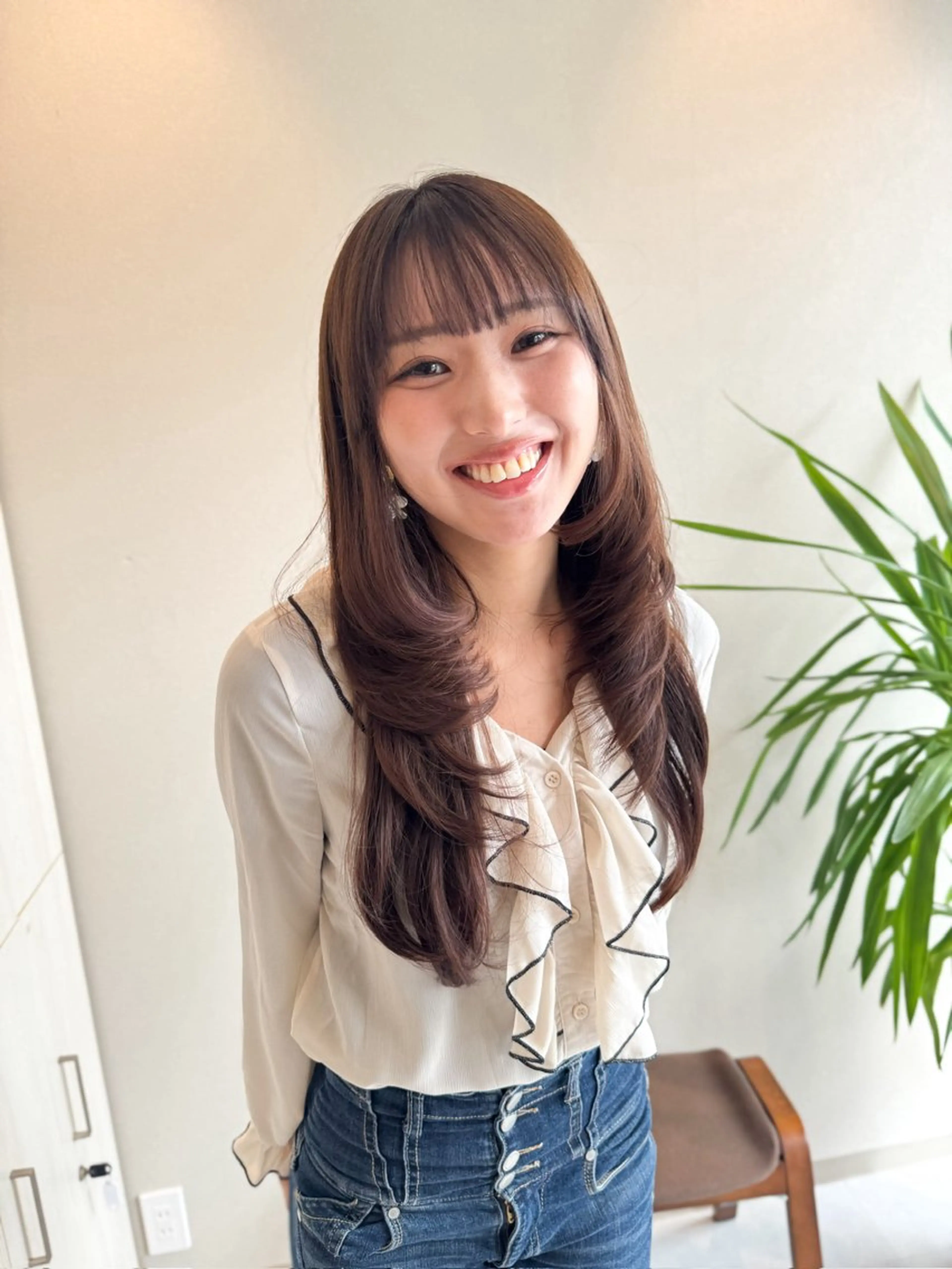 ロング カラー カット ヘアカラー トリートメント ヘアセット ✂️似合わせの魔術師 石田一樹✂️のヘアスタイル