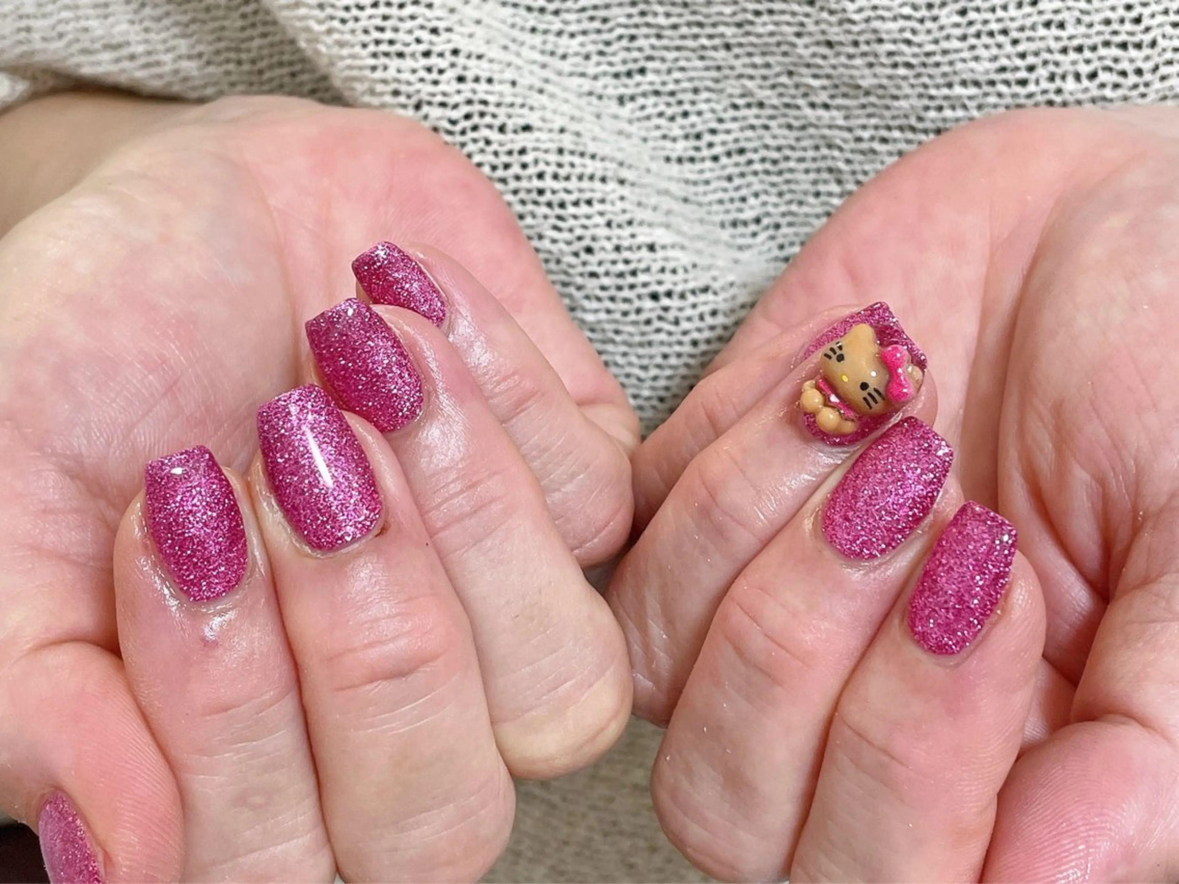 ネイル オーロラネイル フットネイル フレンチネイル ジェルネイル ハート ハンドネイル Mogu nail 二子玉川のネイルデザイン