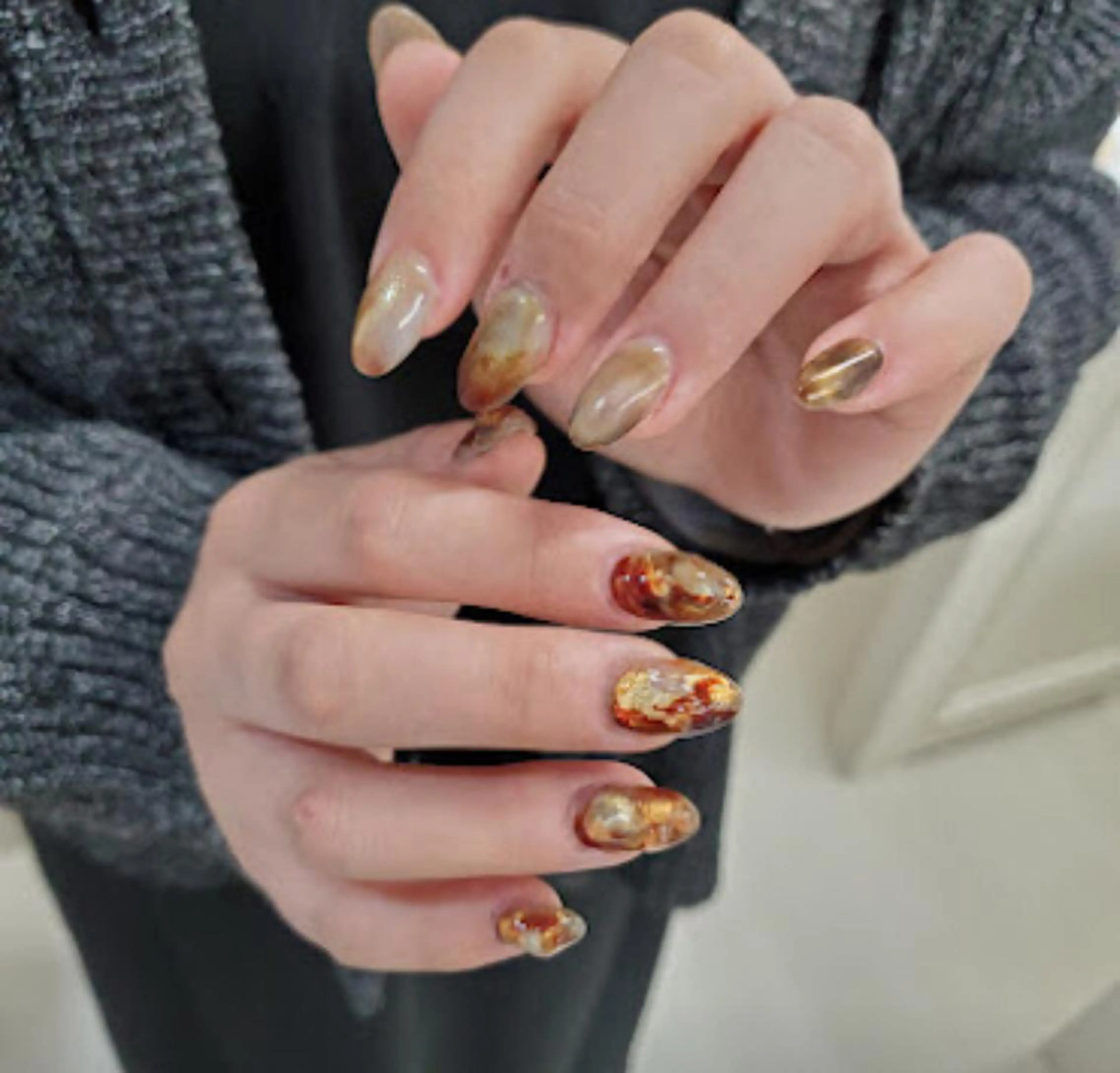 ネイル アートネイル ジェルネイル ニュアンスネイル スカルプネイル nailstudio eviz新宿店のネイルデザイン