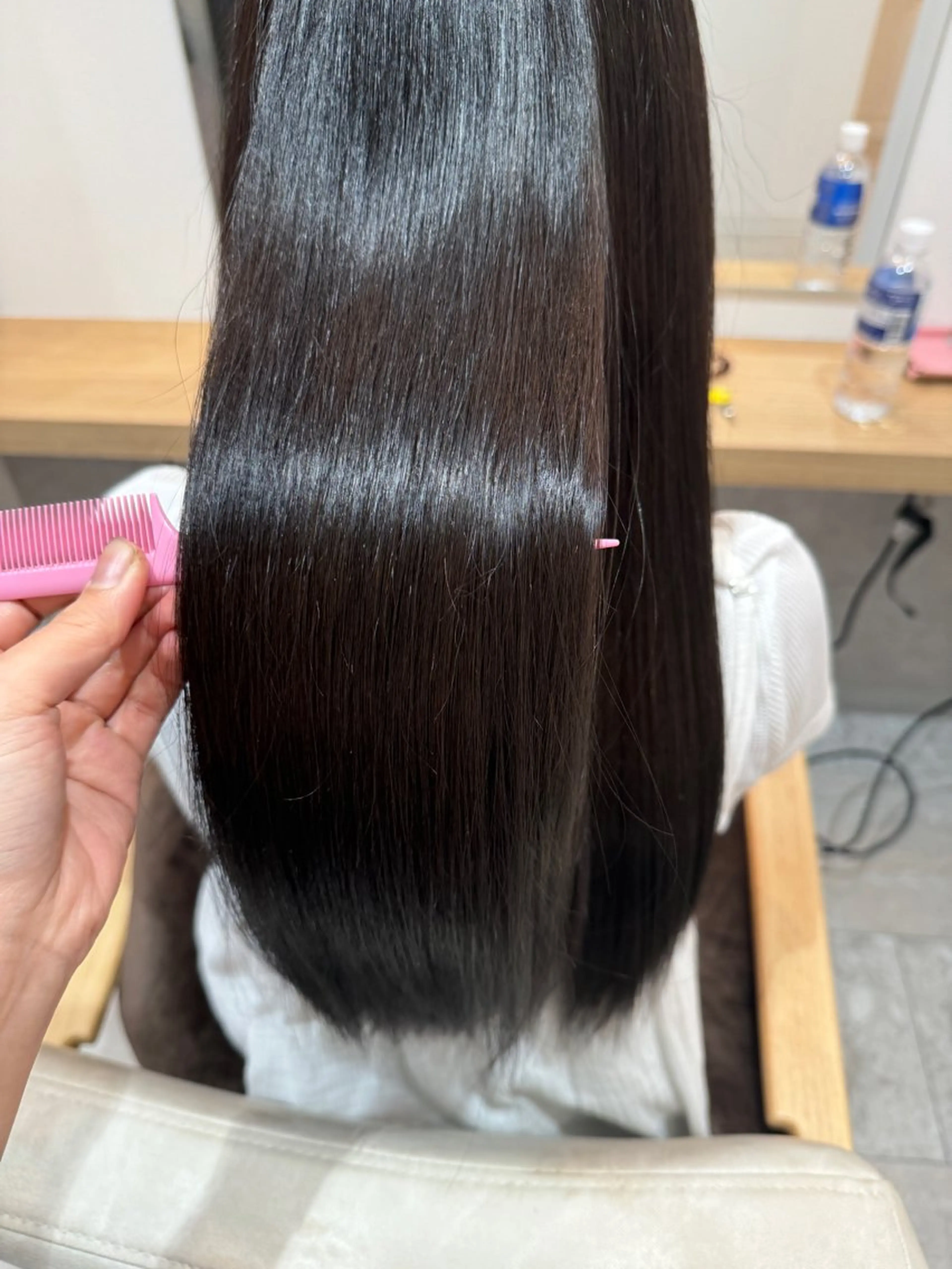 ロング 縮毛矯正 ブリーチなしWカラー ヘアセット🎀はるかのヘアスタイル