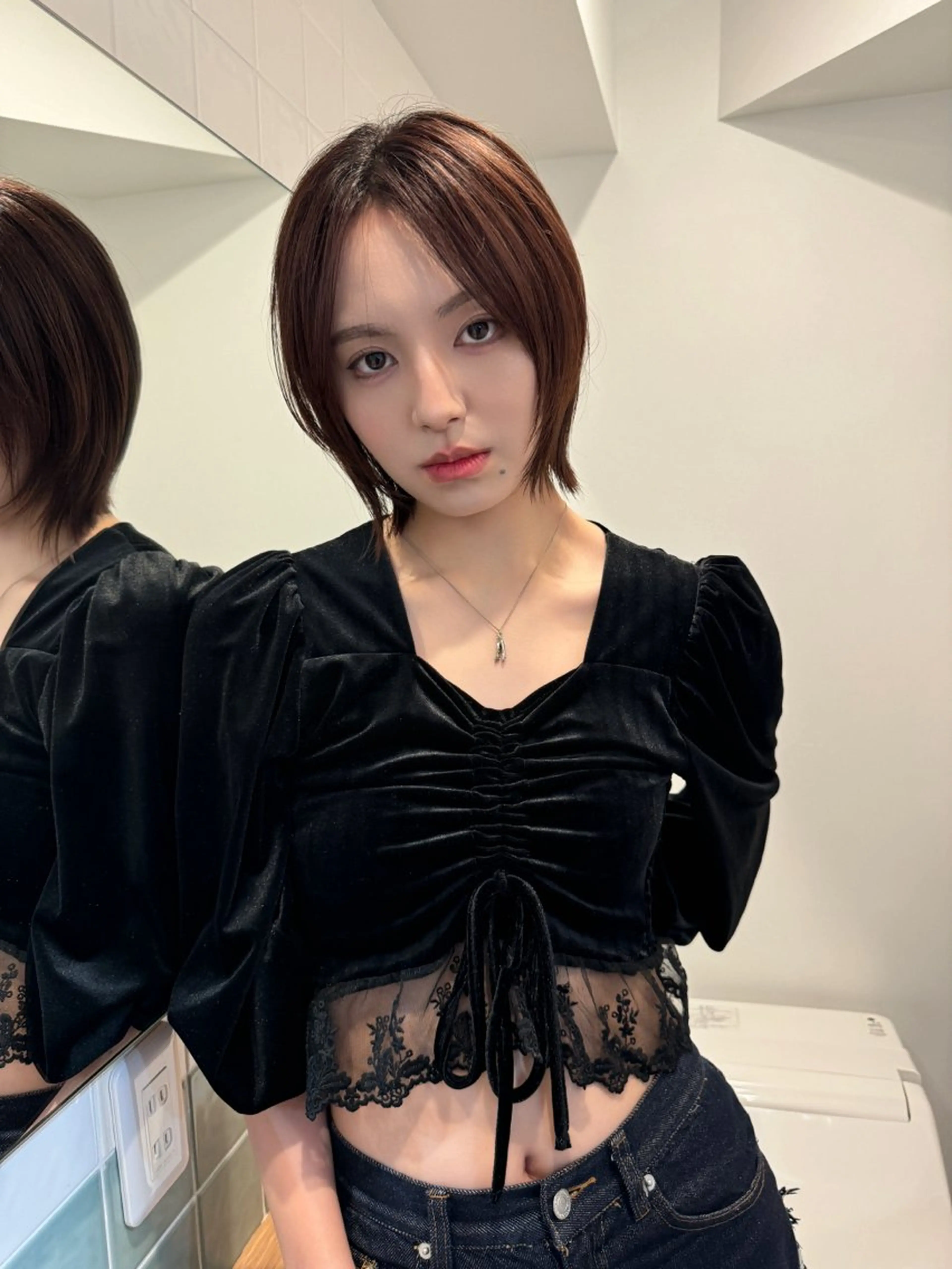 ショート カラー カット ヘアカラー トリートメント laff 新宿所属・ボブ/ケアパーマ/ レイヤー/縮毛矯正のヘアスタイル