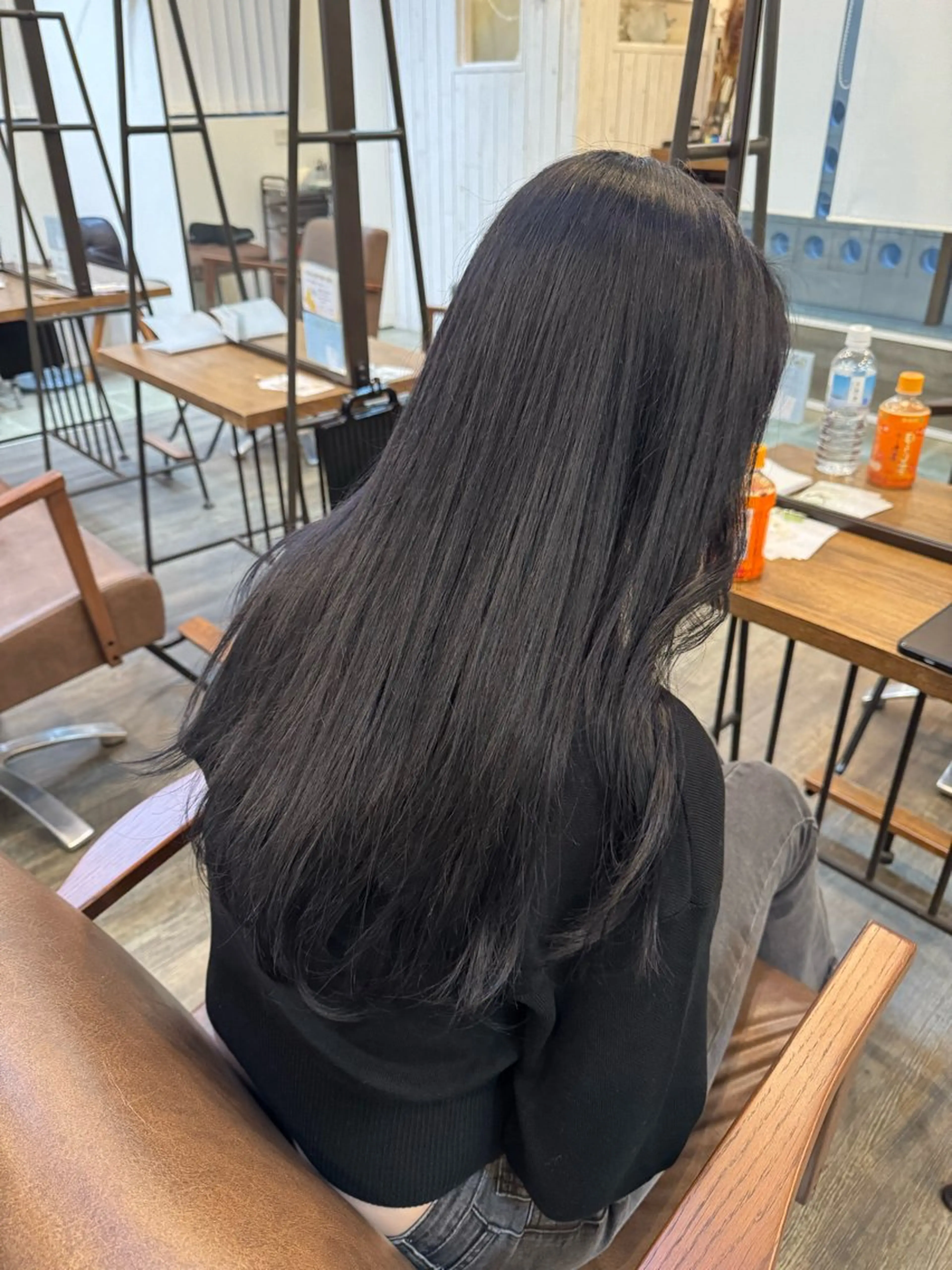 セミロング カラー タカノ ユラ bisou hairのマツエク・マツパデザイン