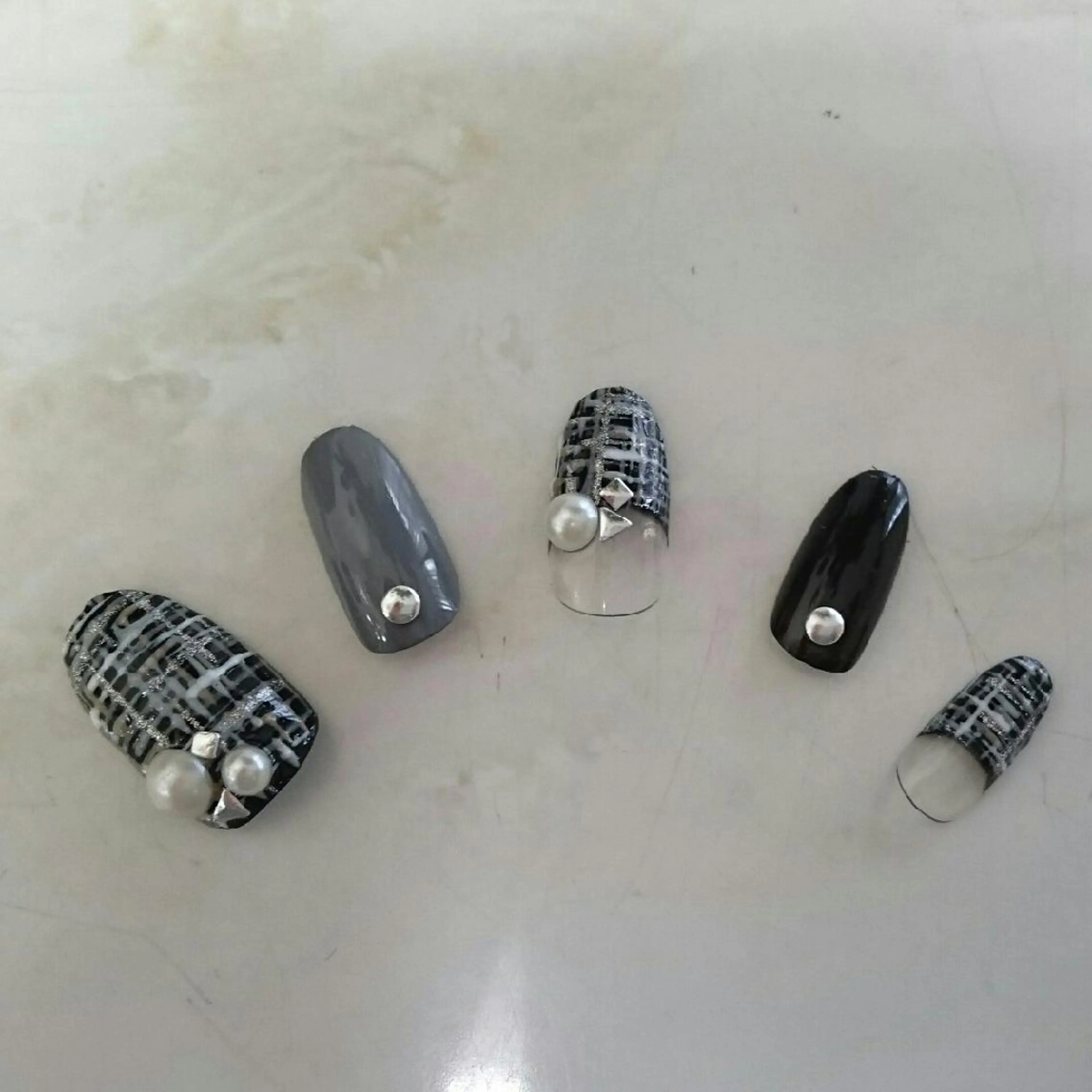 ロング セミロング ネイル nail salon Blancのネイルデザイン