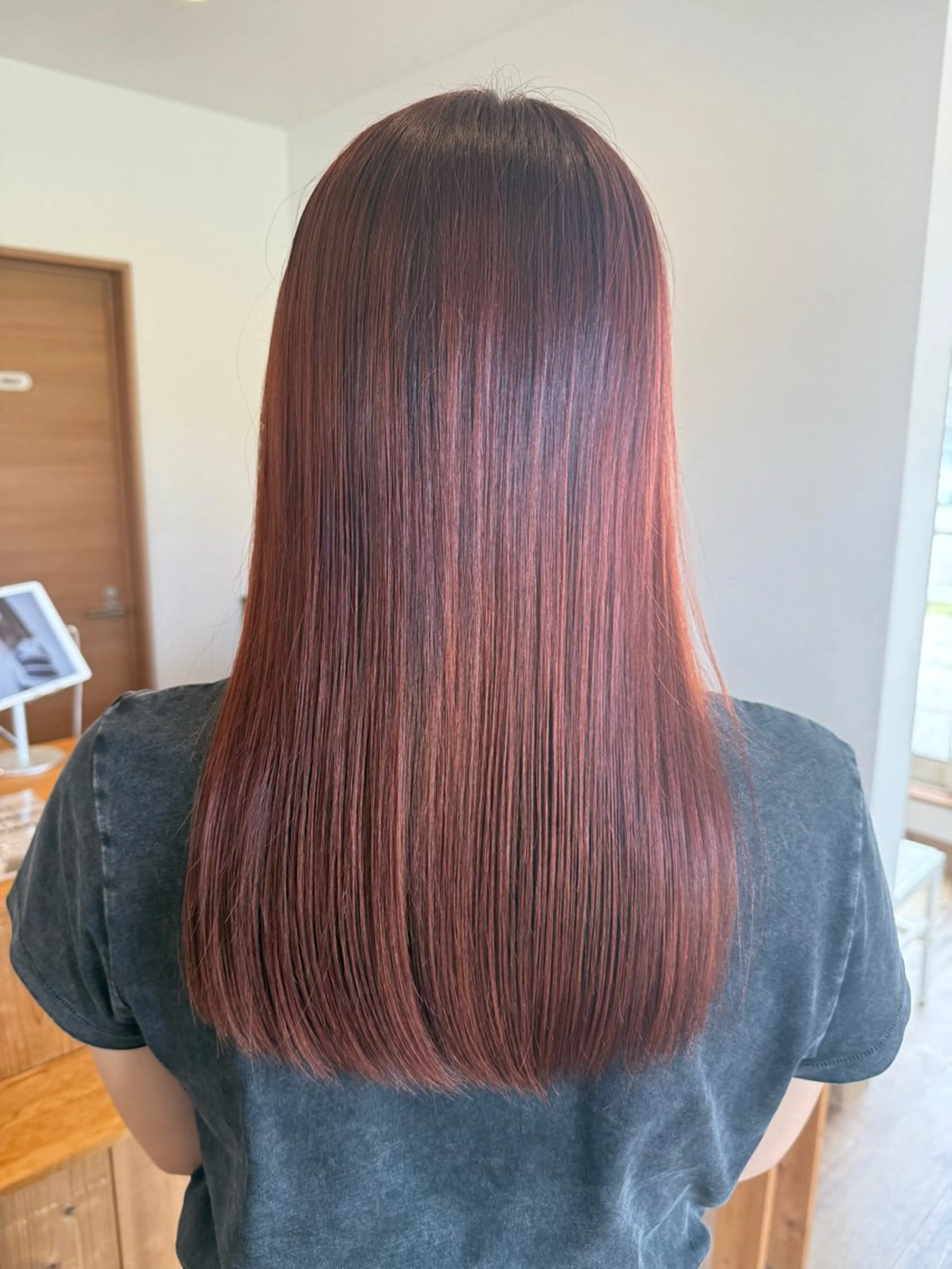 カラー ヘアカラー タガミ リンカのヘアスタイル