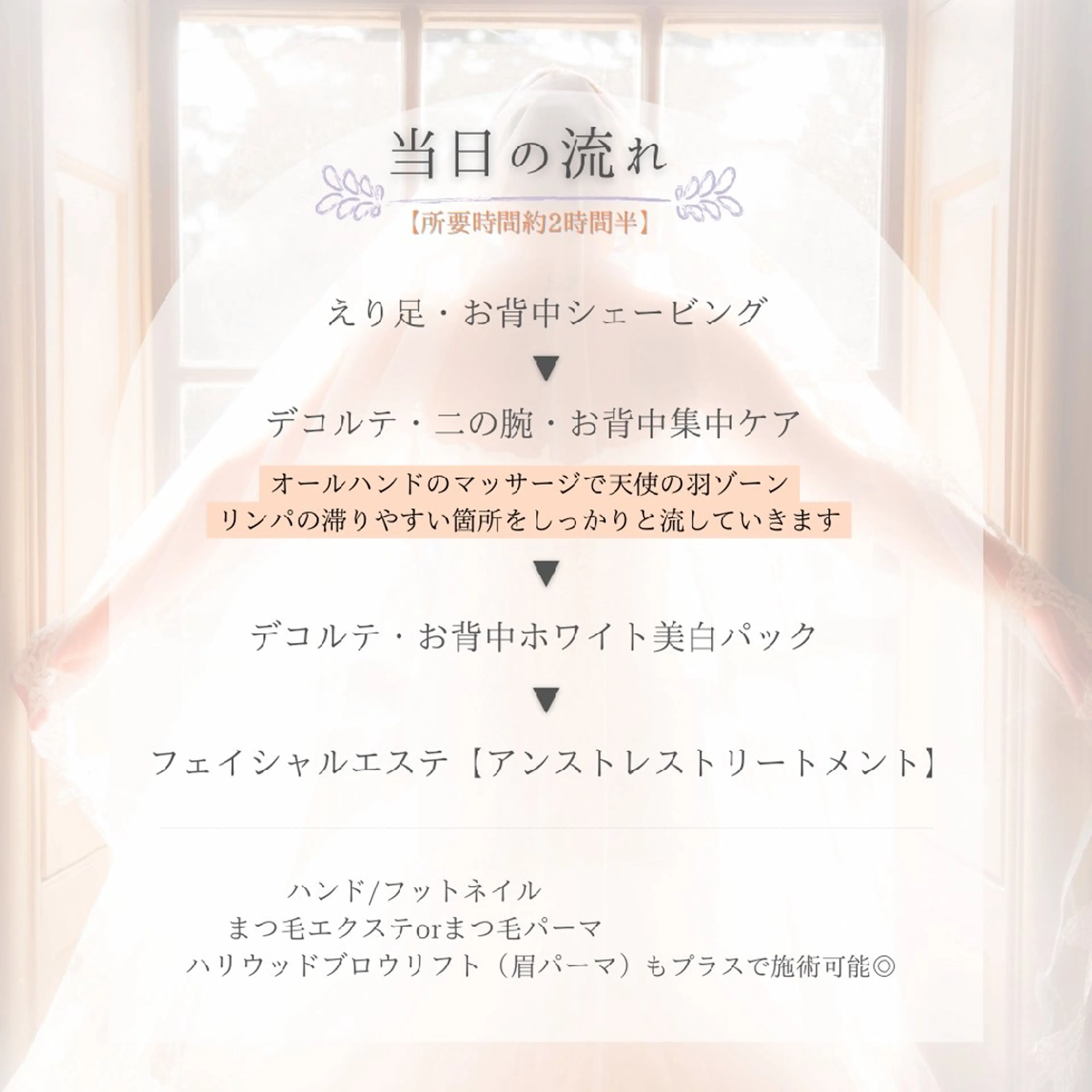 【全員】1day集中ブライダルエステコースの写真