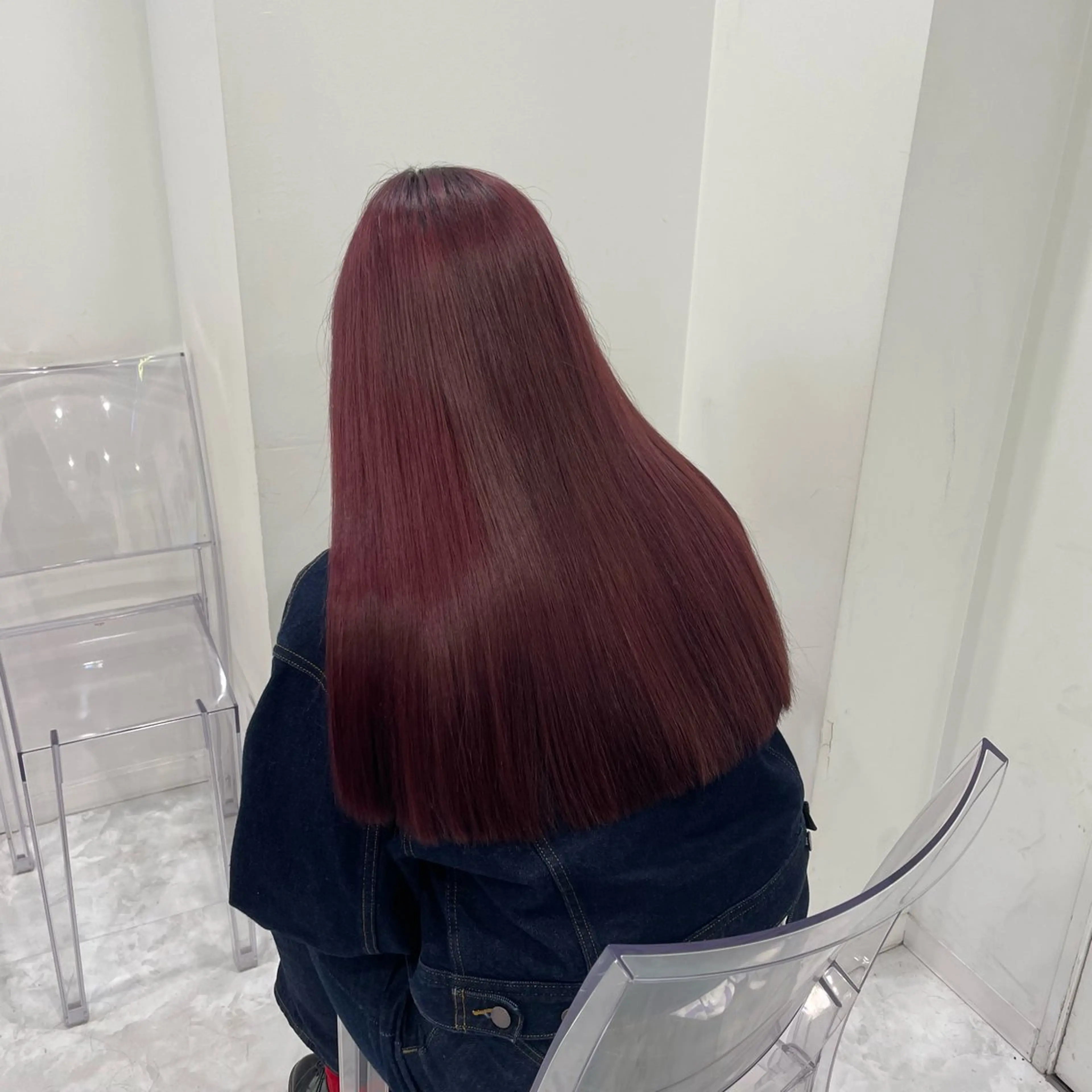 セミロング カラー ヘアアレンジ ❣️ブリーチなし暖色 ayu❣️のヘアスタイル