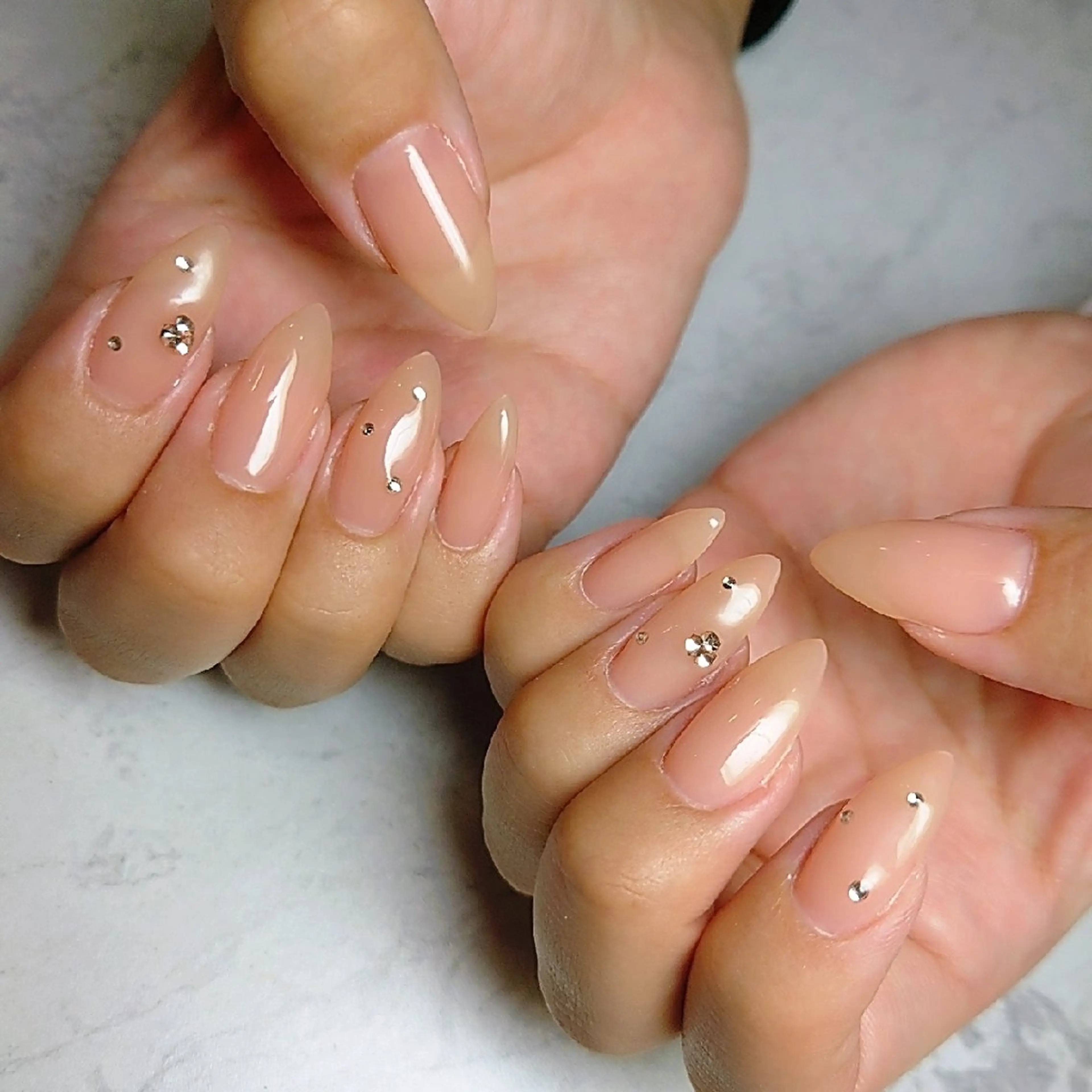 ネイル ストーンネイル ハンドネイル nailme! 遠藤智佳のネイルデザイン