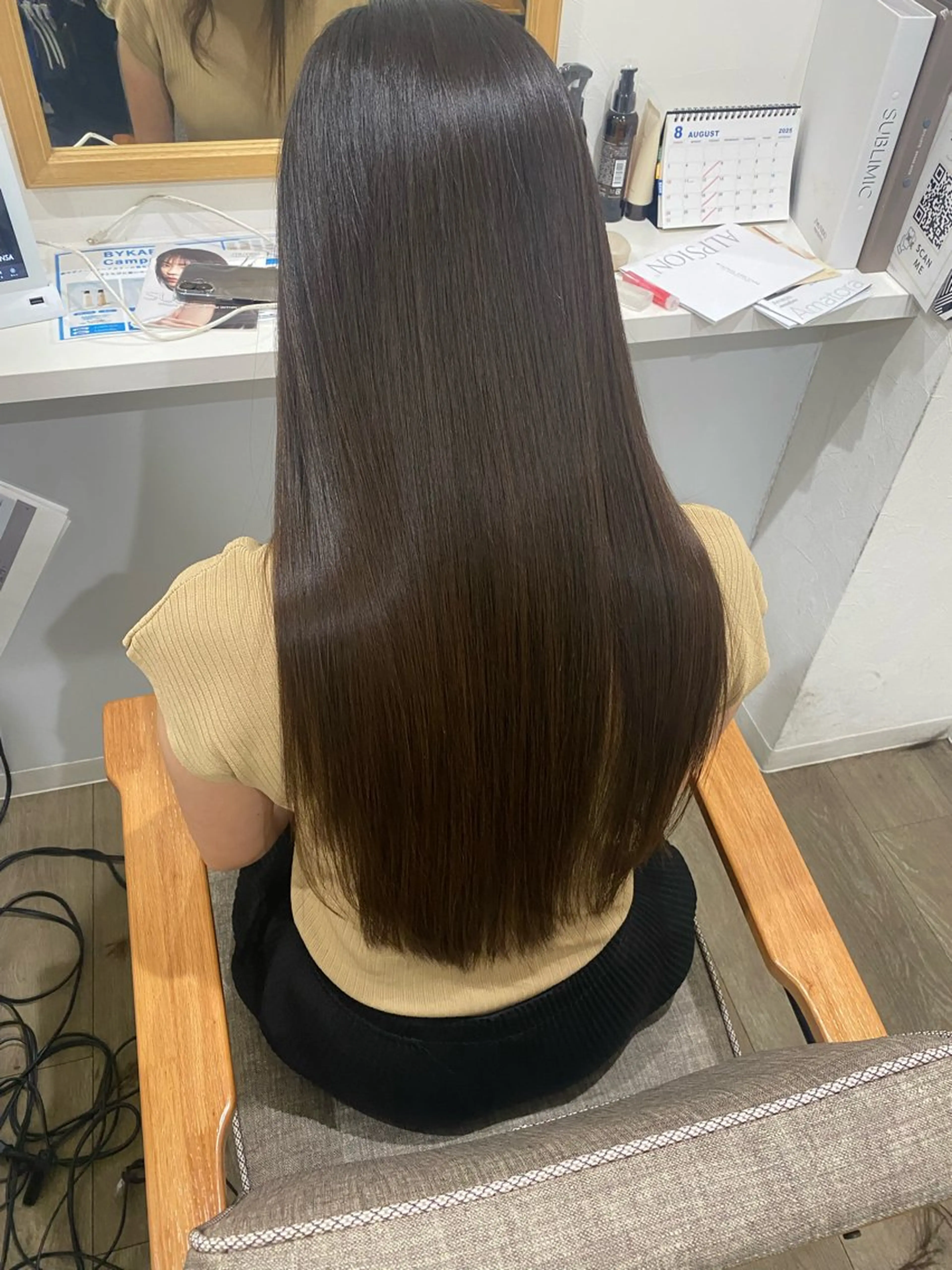 ロング 縮毛矯正 Jewel  Box東梅田所属・髪質改善サロン 梅田/ヨナミネのヘアスタイル