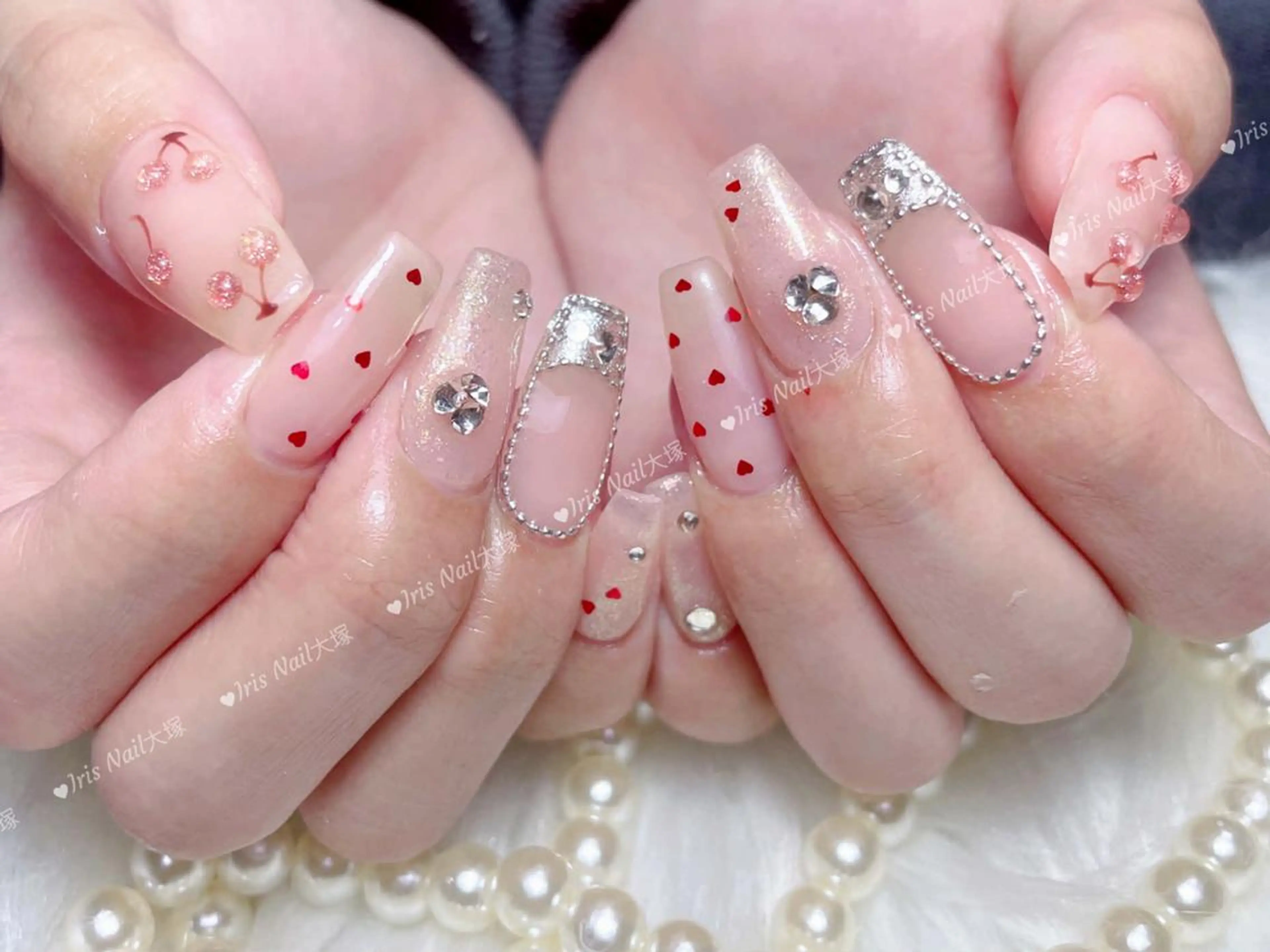 ネイル ハンドネイル ハンドケア 🍒IRIS Nail🌸のネイルデザイン