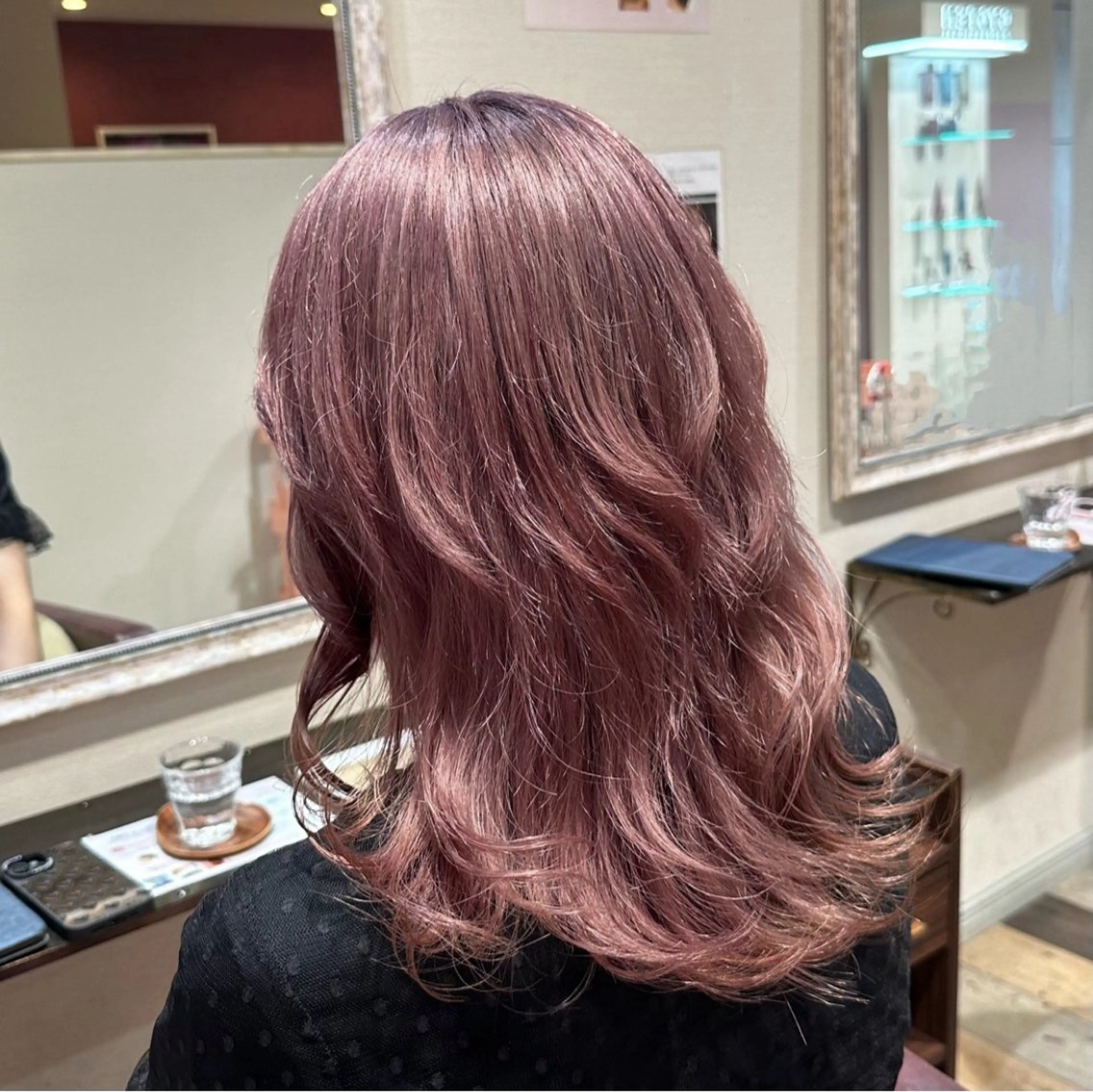 ミディアム カラー 柔らかいcolor ￤韓国￤🩰マユ🩰のヘアスタイル