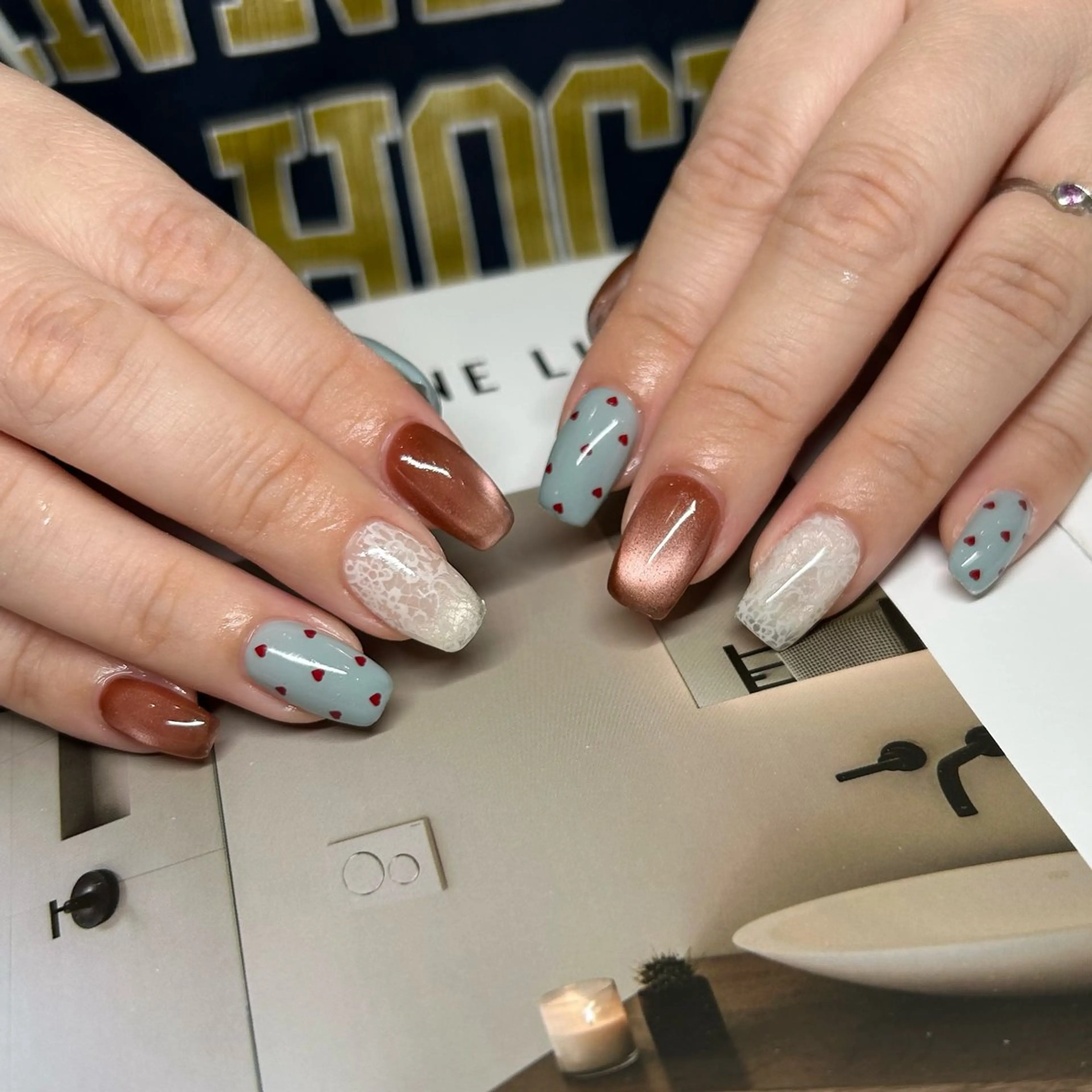 ネイル 持ち込み Allure 小山店 結咲(ゆいさ)のネイルデザイン