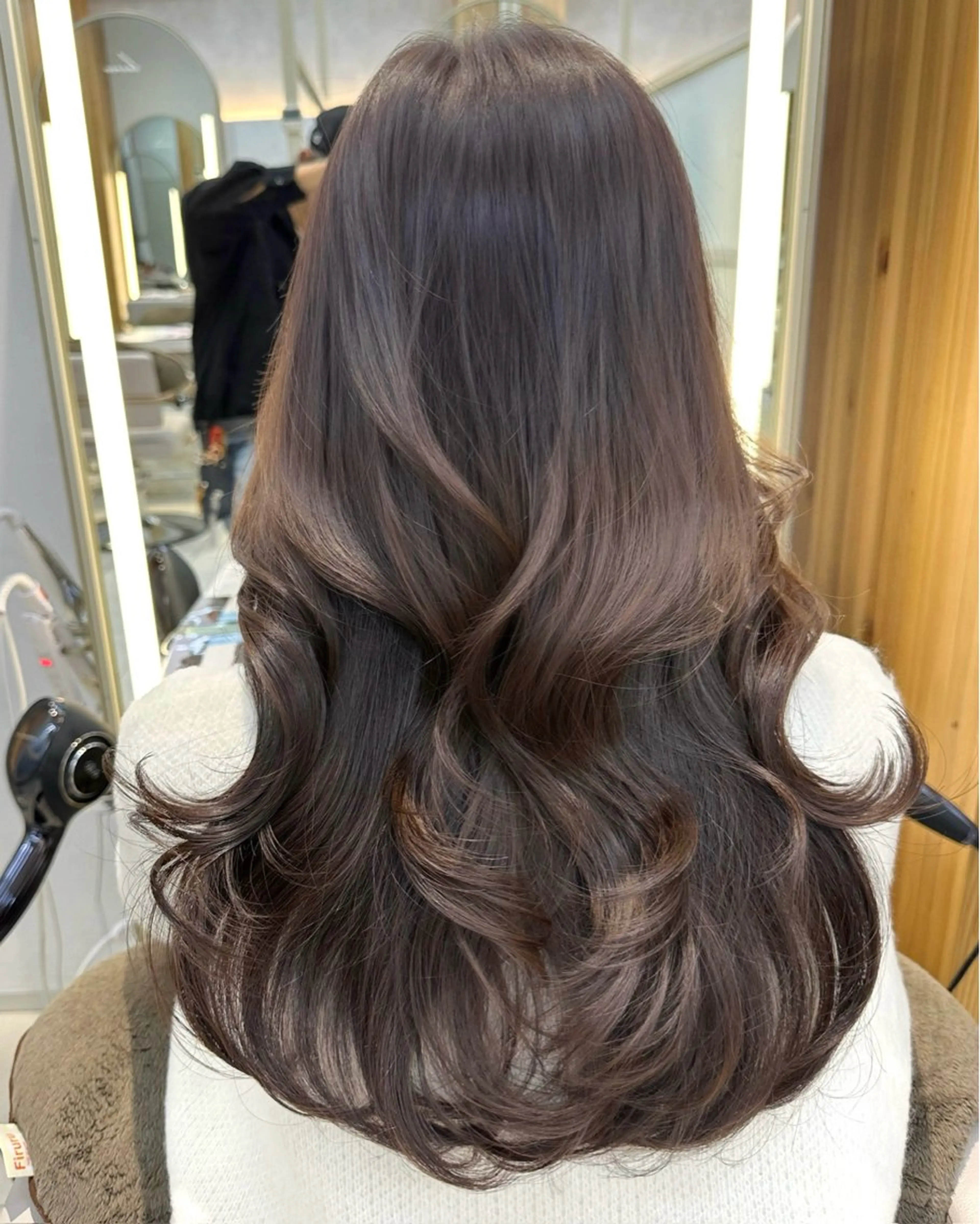 セミロング カラー グレージュ カット ヘアカラー トリートメント 顔周り特化/韓国ヘア /レイヤー/吉野幸大のヘアスタイル