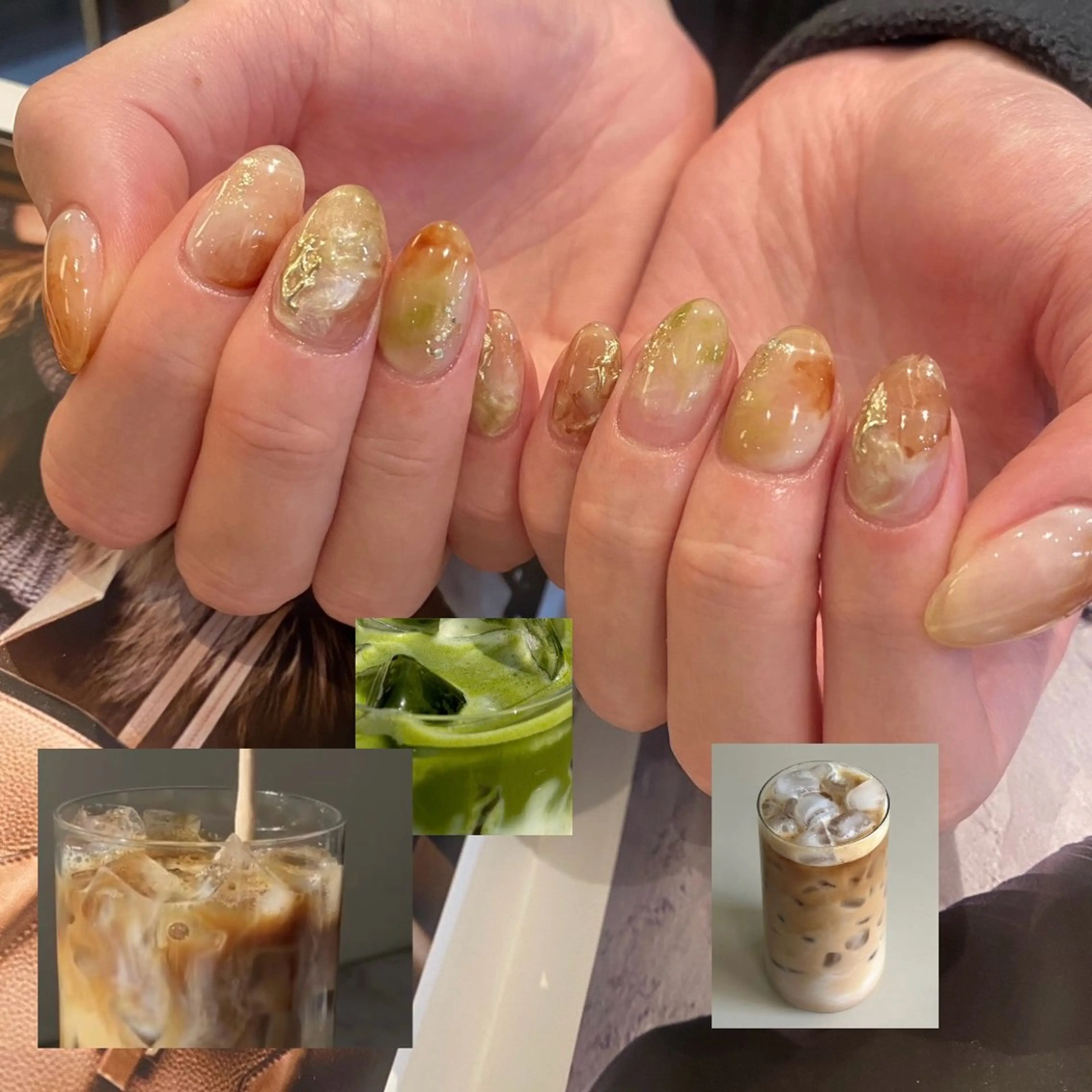 ネイル ニュアンスネイル ハンドネイル Allure小山店 アミのネイルデザイン