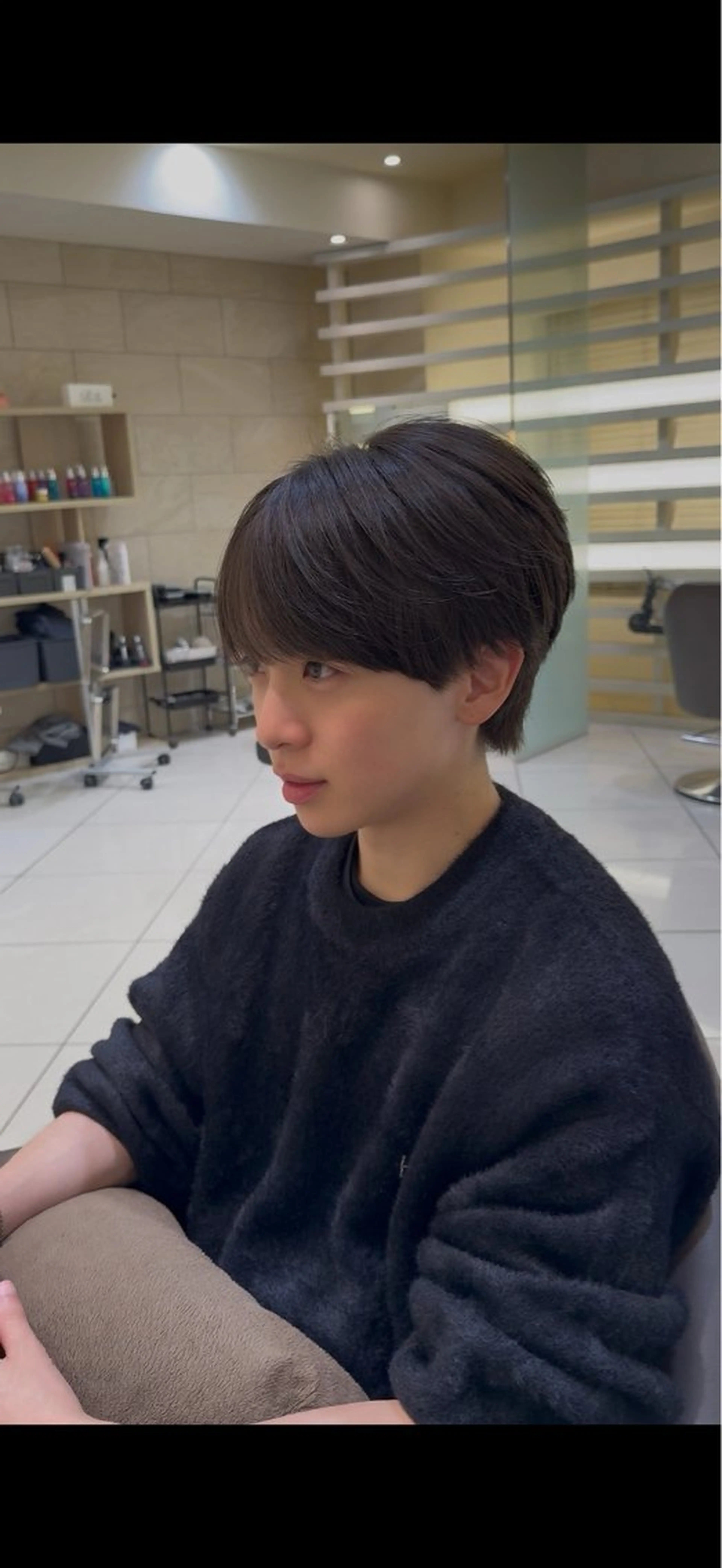 メンズ マッシュ カット 縮毛矯正 メンズ縮毛矯正 ブリーチカラー/まやのヘアスタイル