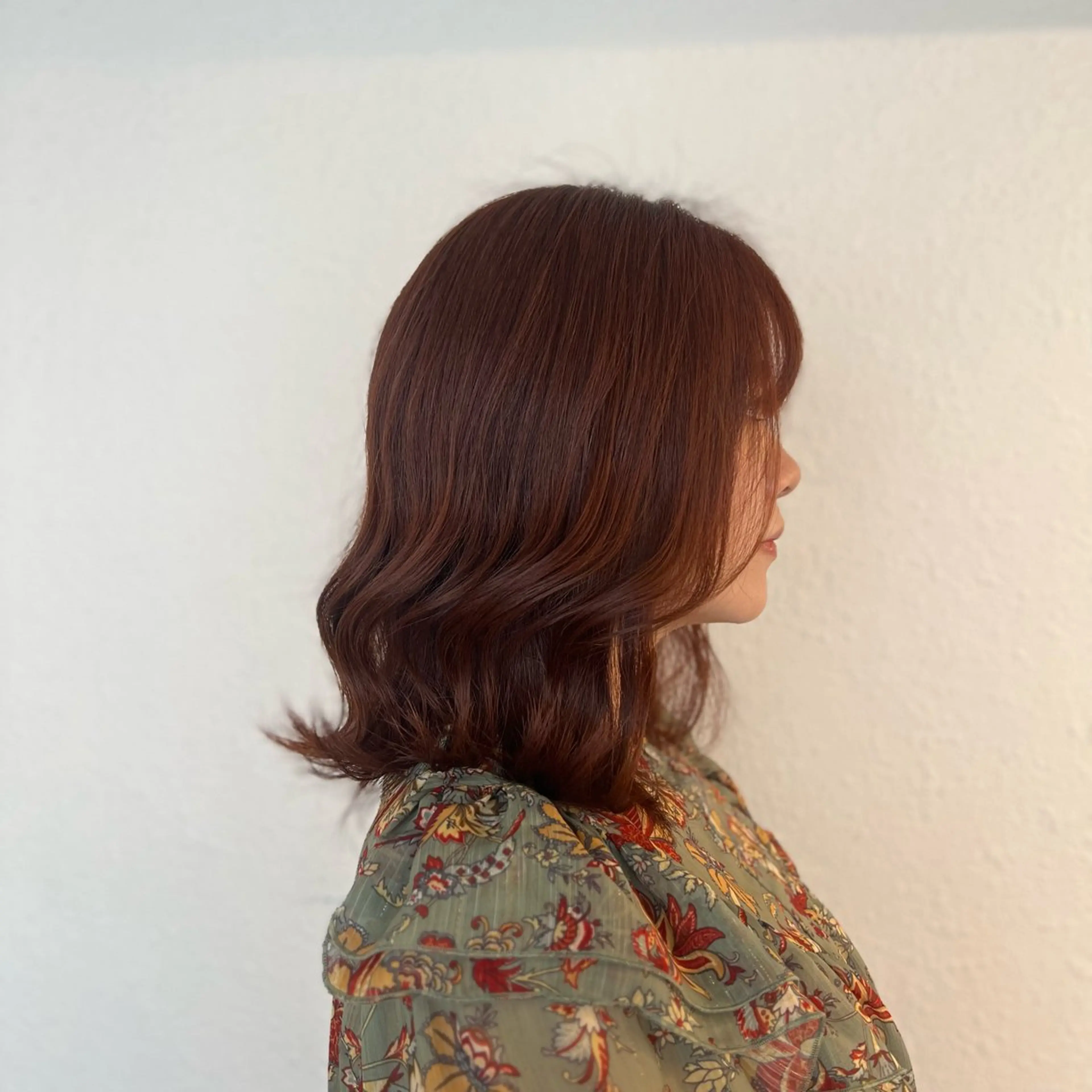 ミディアム カラー 似合わせレイヤー / 栄 / はるな🌼のヘアスタイル