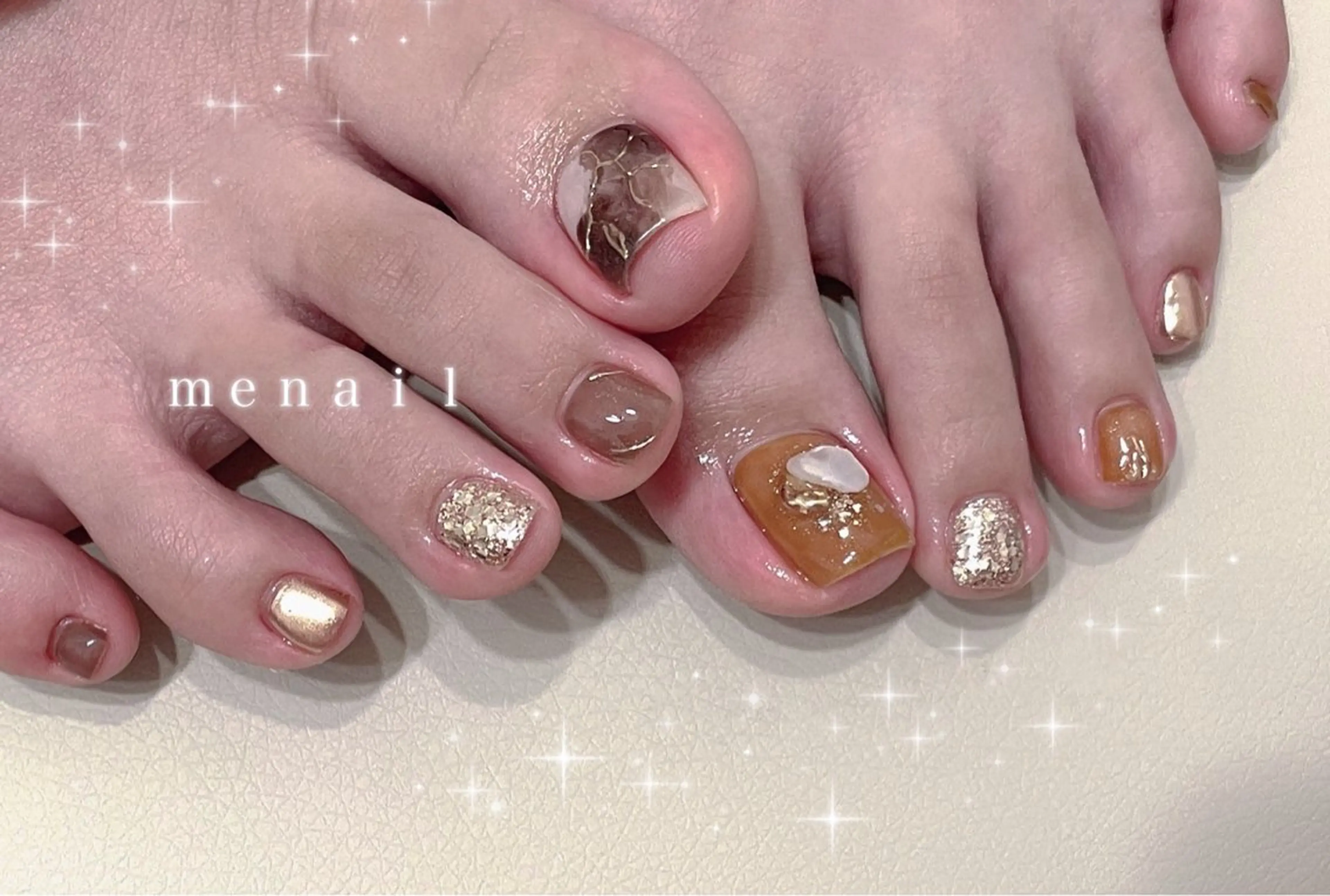 ネイル ハンドネイル フットネイル ＃ ｍｅのネイルデザイン