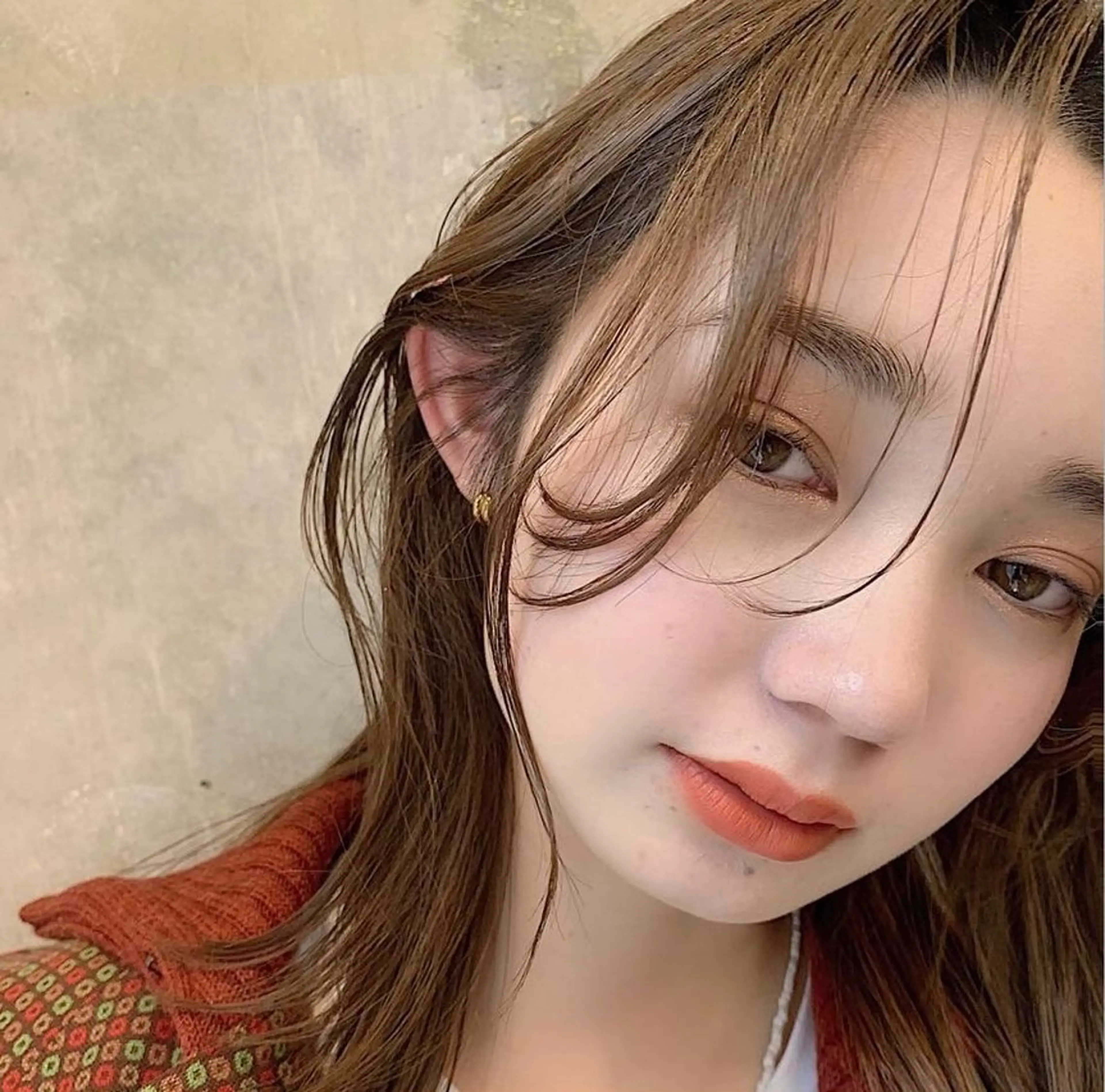 🇰🇷韓国風顔周りパーマ👩🏾‍🦱🤍学生に人気メニュー🤍顔周りカット+顔周りパーマの写真