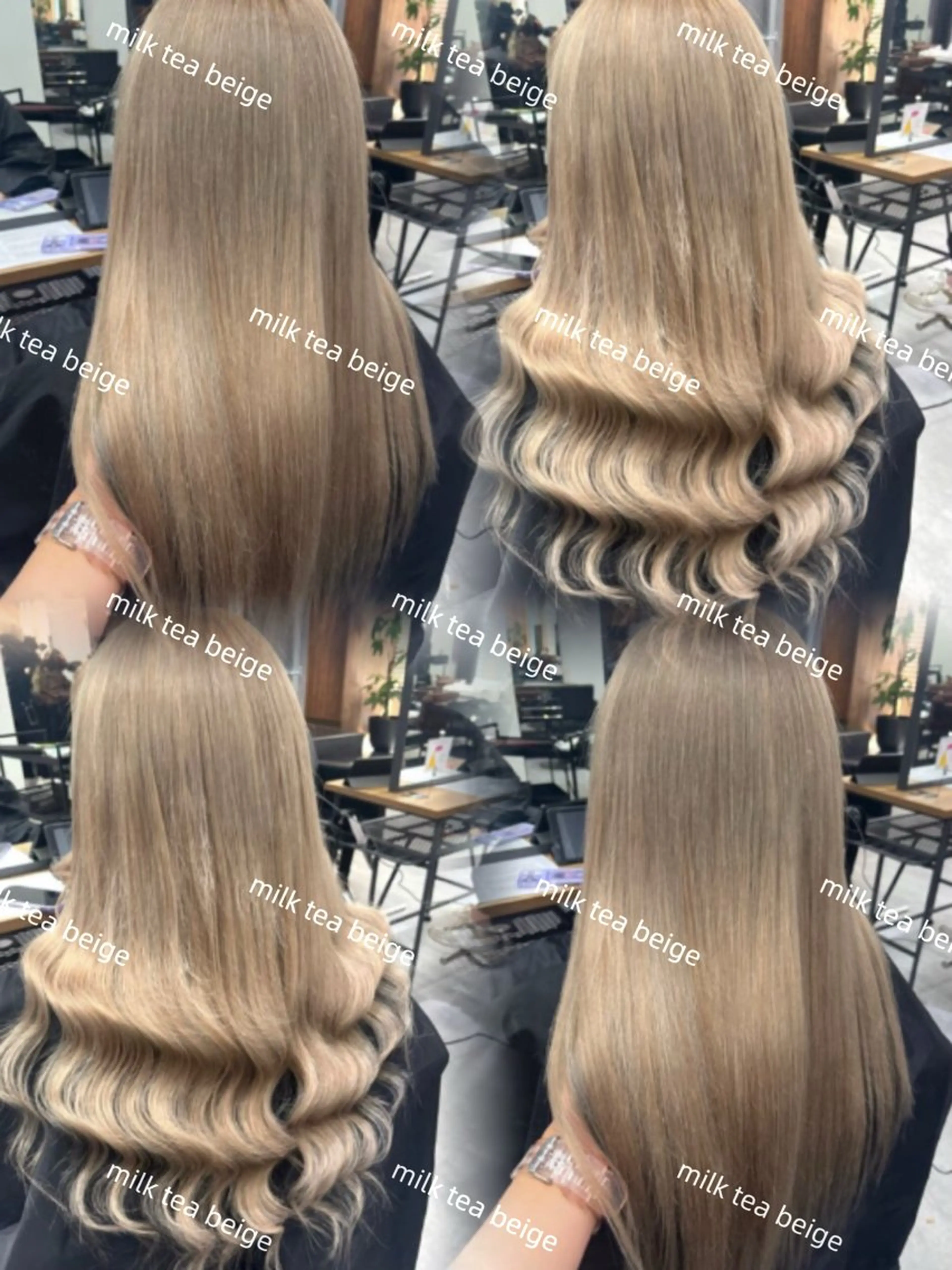 【新規限定】ダブルカラー＋最高級人毛_レミーエクステ80枚（ケアブリーチ込み）🏹🩶の写真