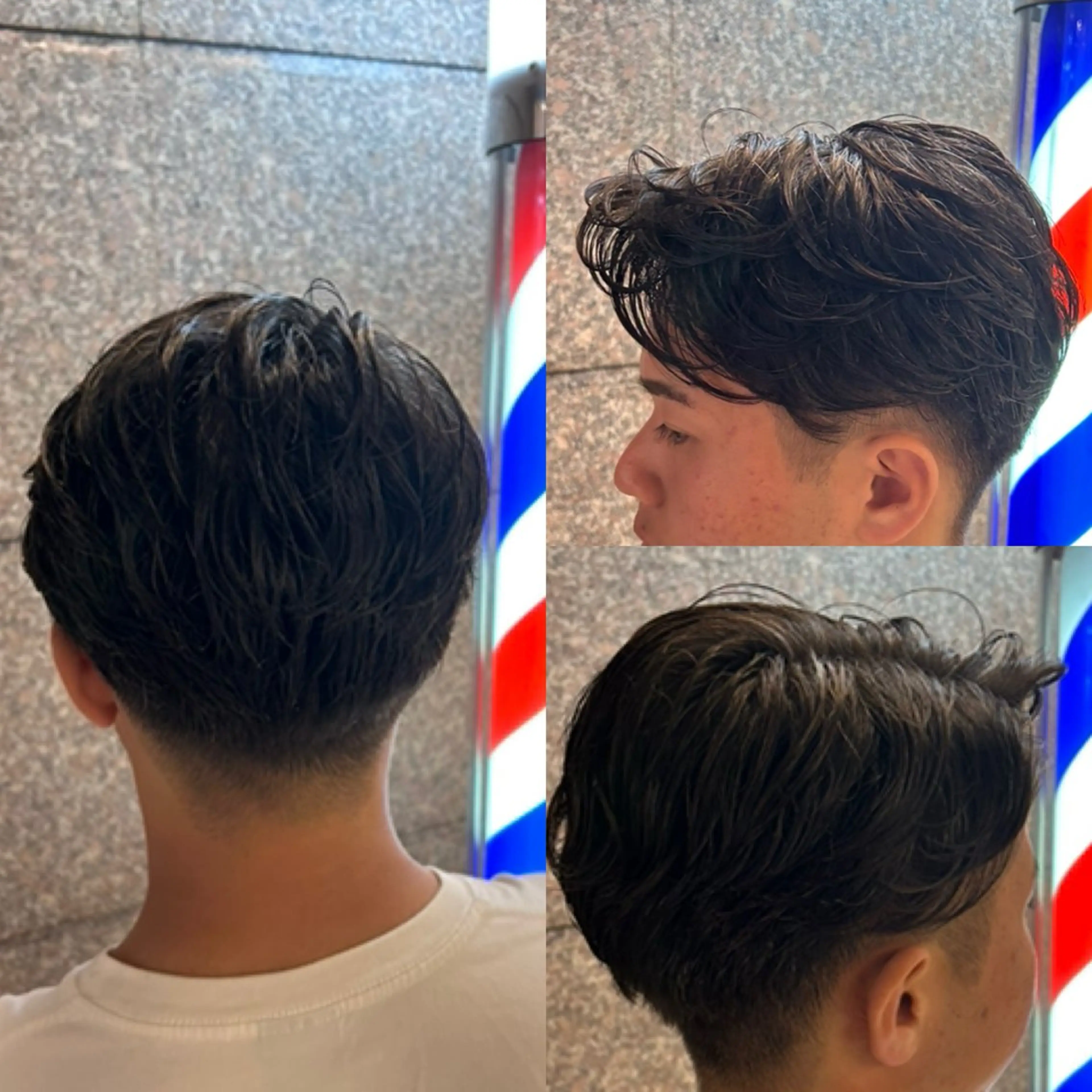 ミディアム Uptown street's barber shop所属・Syunta Sato/佐藤駿太のヘアスタイル