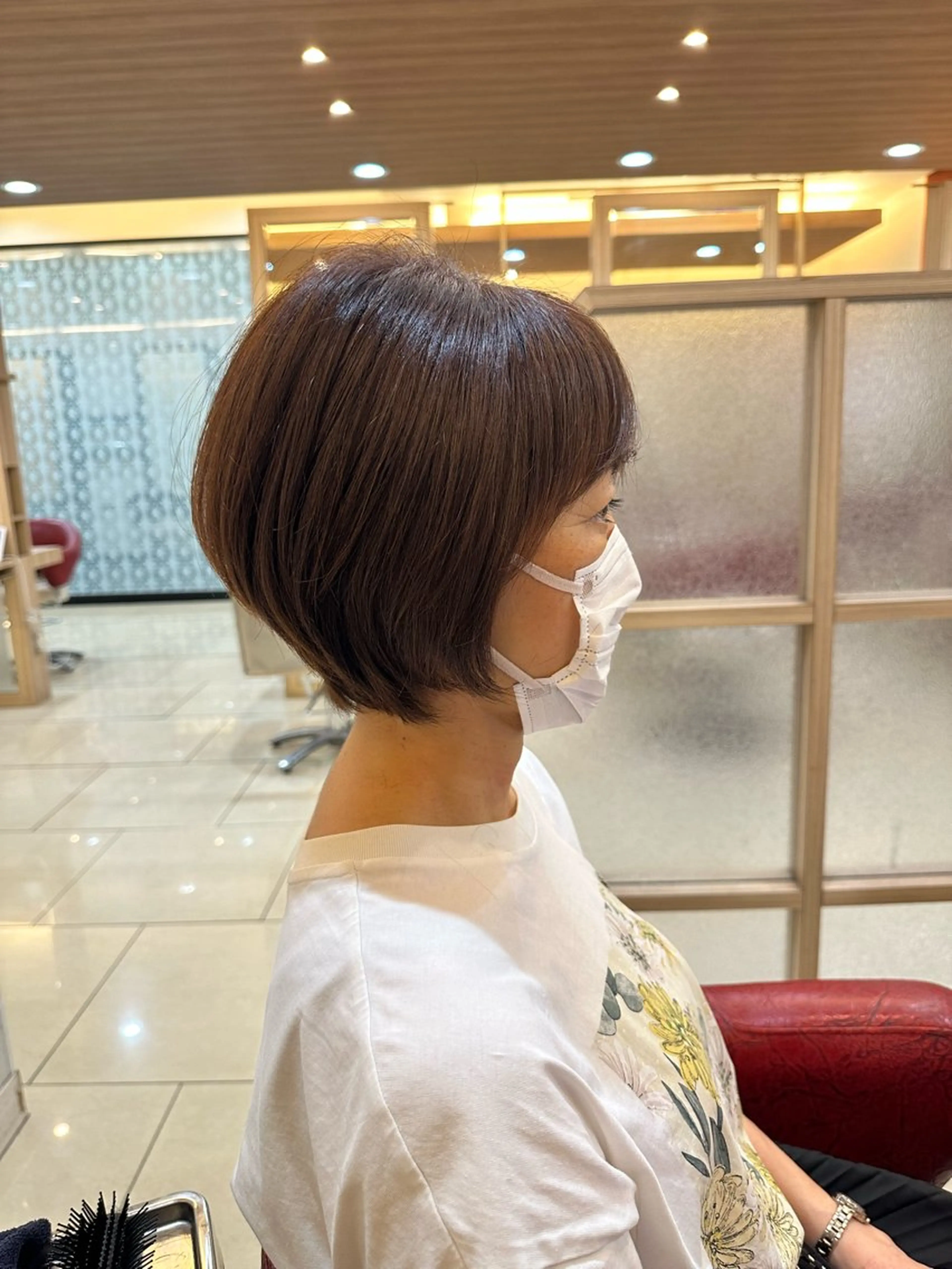 ショート プログレス小平小川所属・フェザー/波巻き 雫石大夢のヘアスタイル