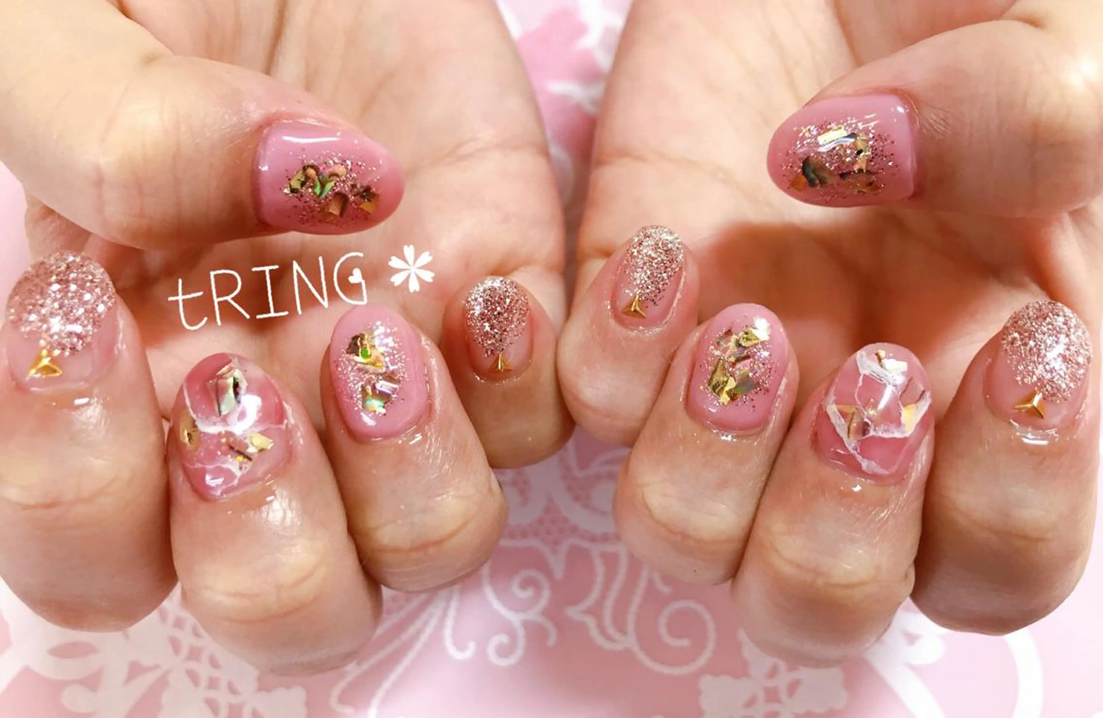 ネイル tRING＊ しいの木台のネイルデザイン