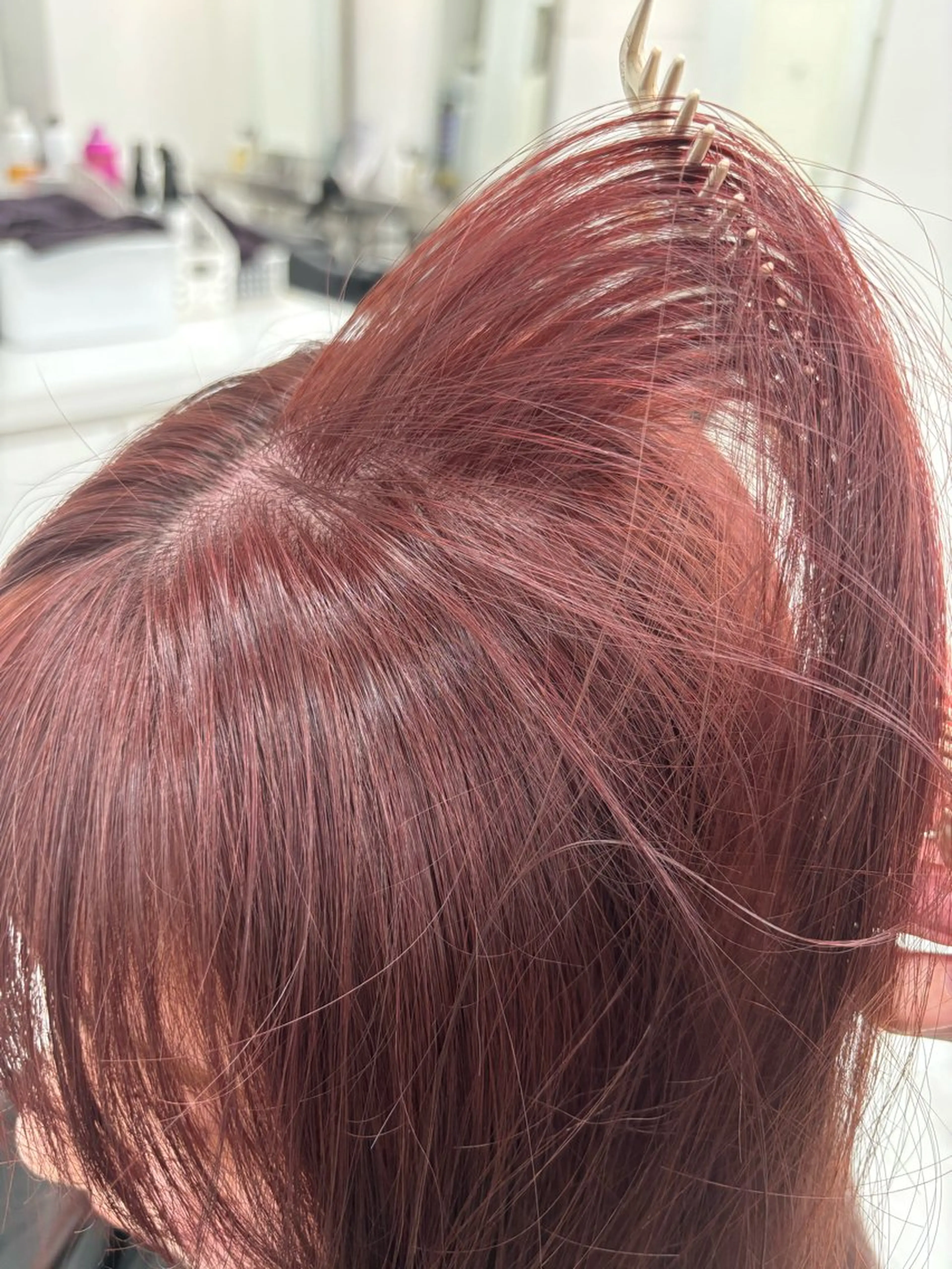 カラー ヘアカラー トリートメント Wカラー/暖色/べ ージュりく©︎🐝のヘアスタイル