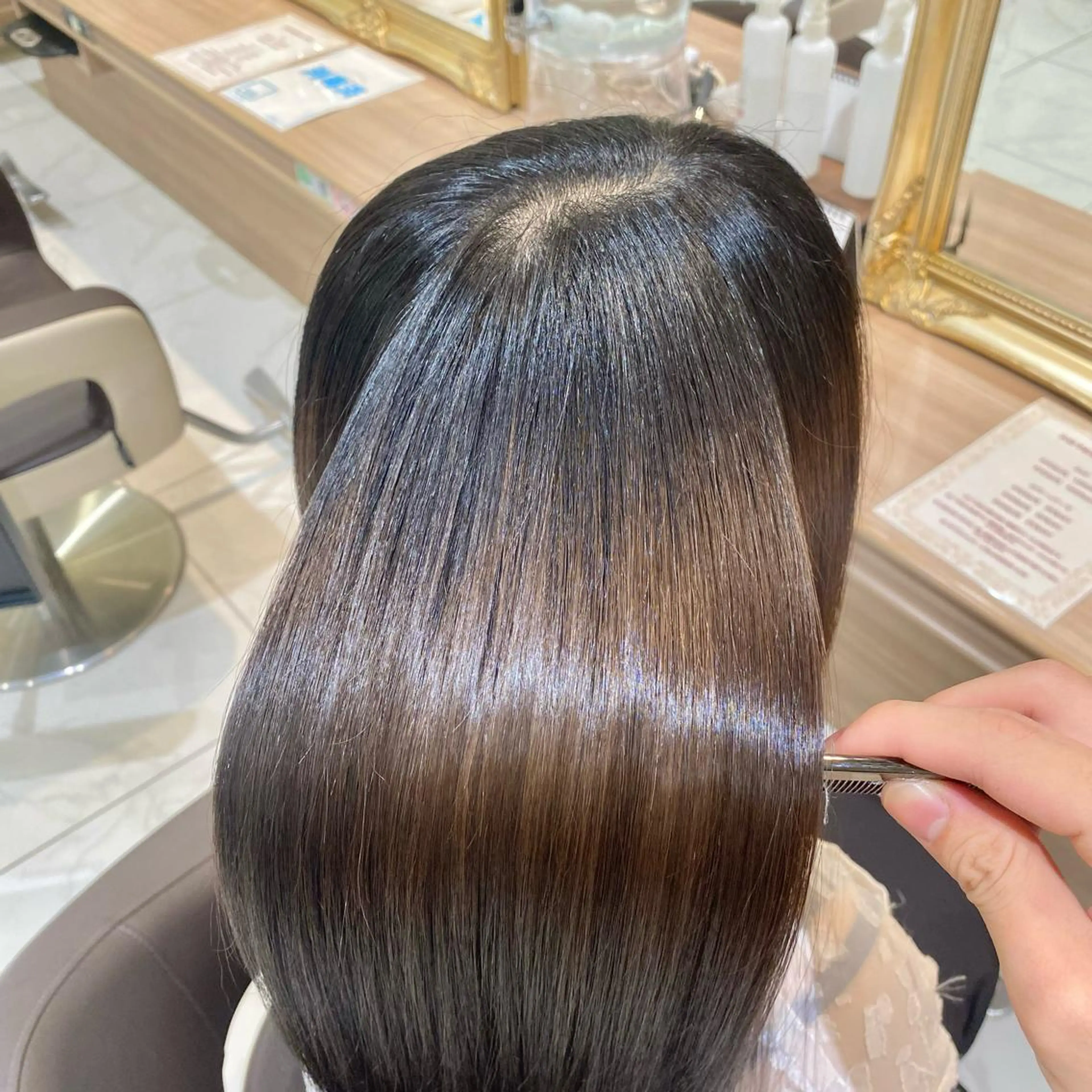 ロング 縮毛矯正 トリートメント ✨美髪／縮毛矯正 講師 ／塚田健✨のヘアスタイル