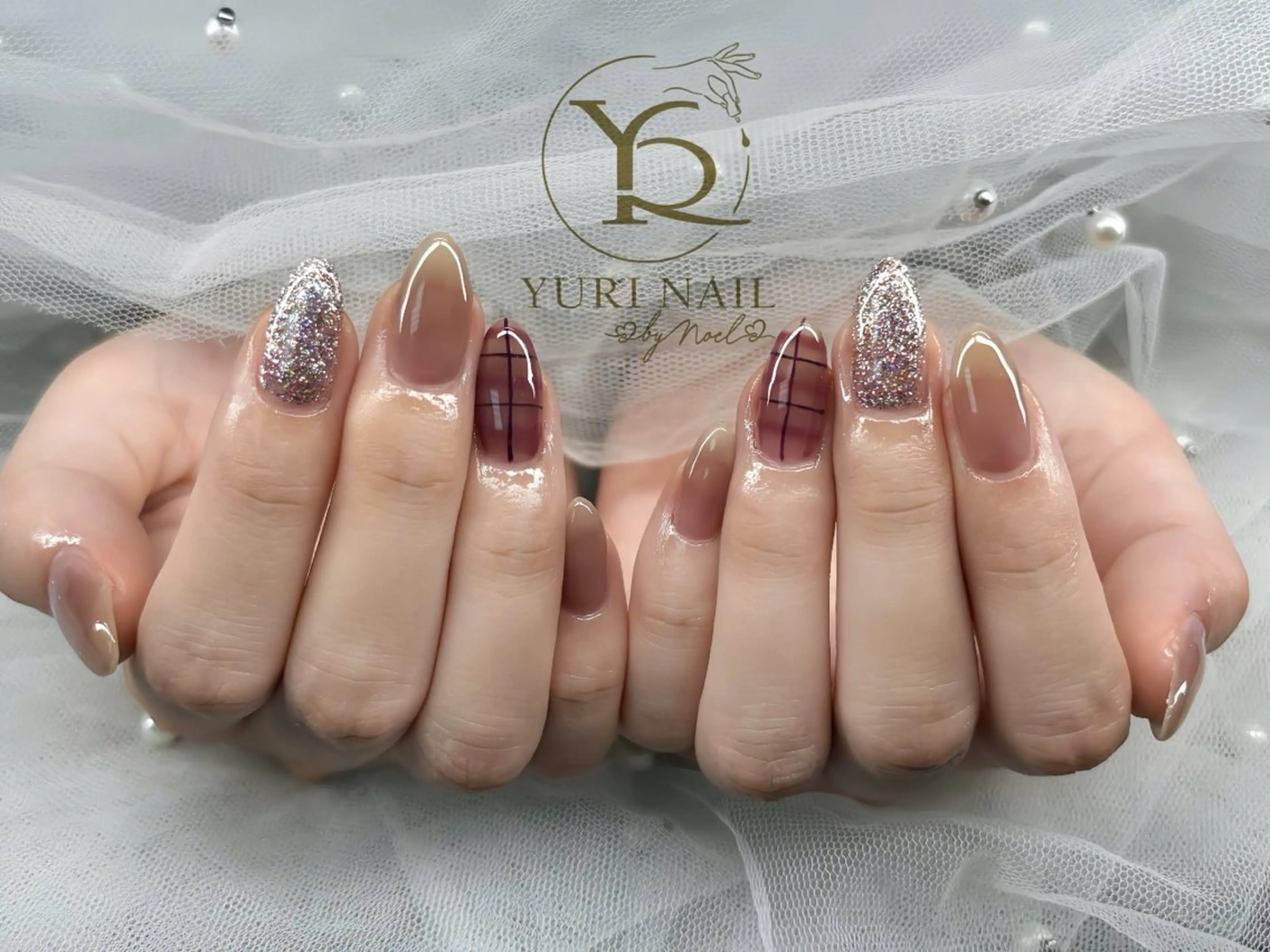 ネイル チークネイル フットネイル グラデーション 韓国ネイル 持ち込み ハンドネイル フットネイル ハンドケア YURI Nail Narita所属・YURI Nail NARITAのネイルデザイン