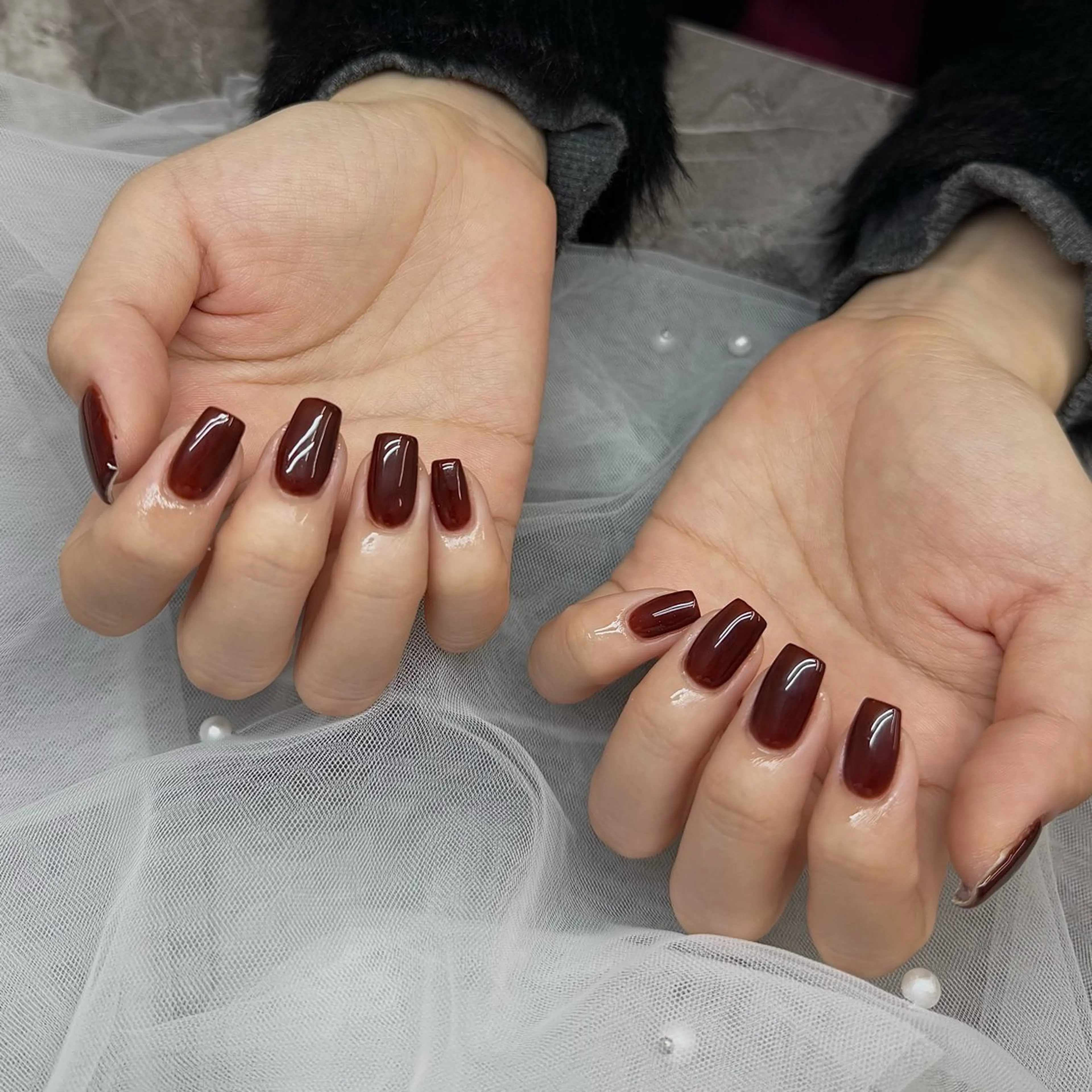 ネイル ワンカラーネイル mm TOKYO所属・れ かとのネイルデザイン